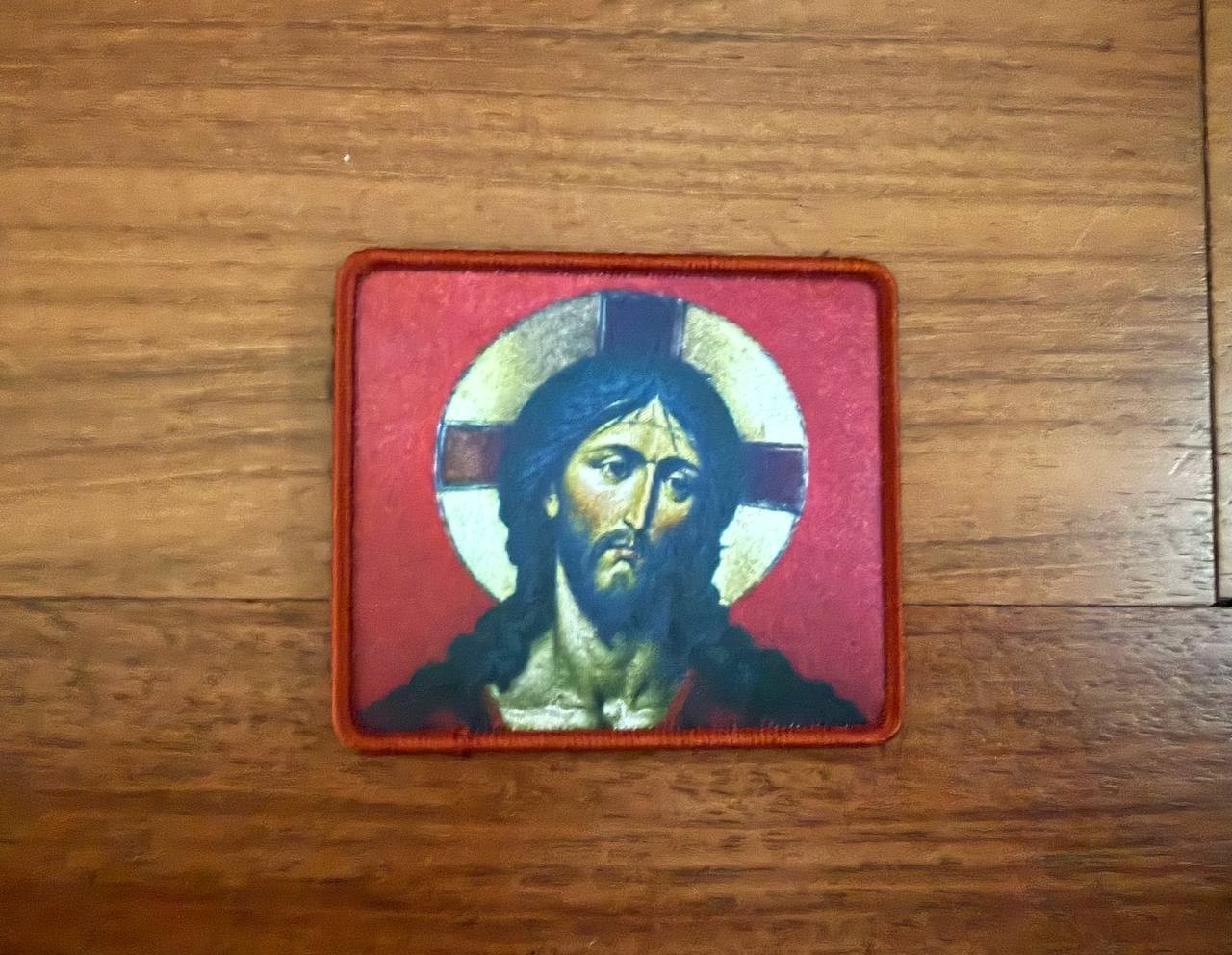 Russian Orthodox Icon of Jesus Christ Badge - Military Patch