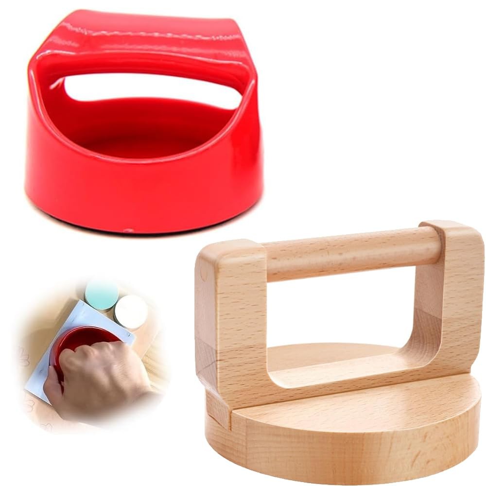 Wood Block Printing Baren and ABS Printing Baren Tool for Crafting Inking