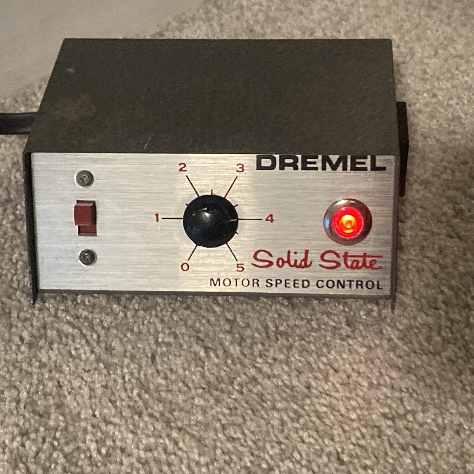 Vintage Dremel Solid State Motor Speed Control Model 219 Tested & Working
