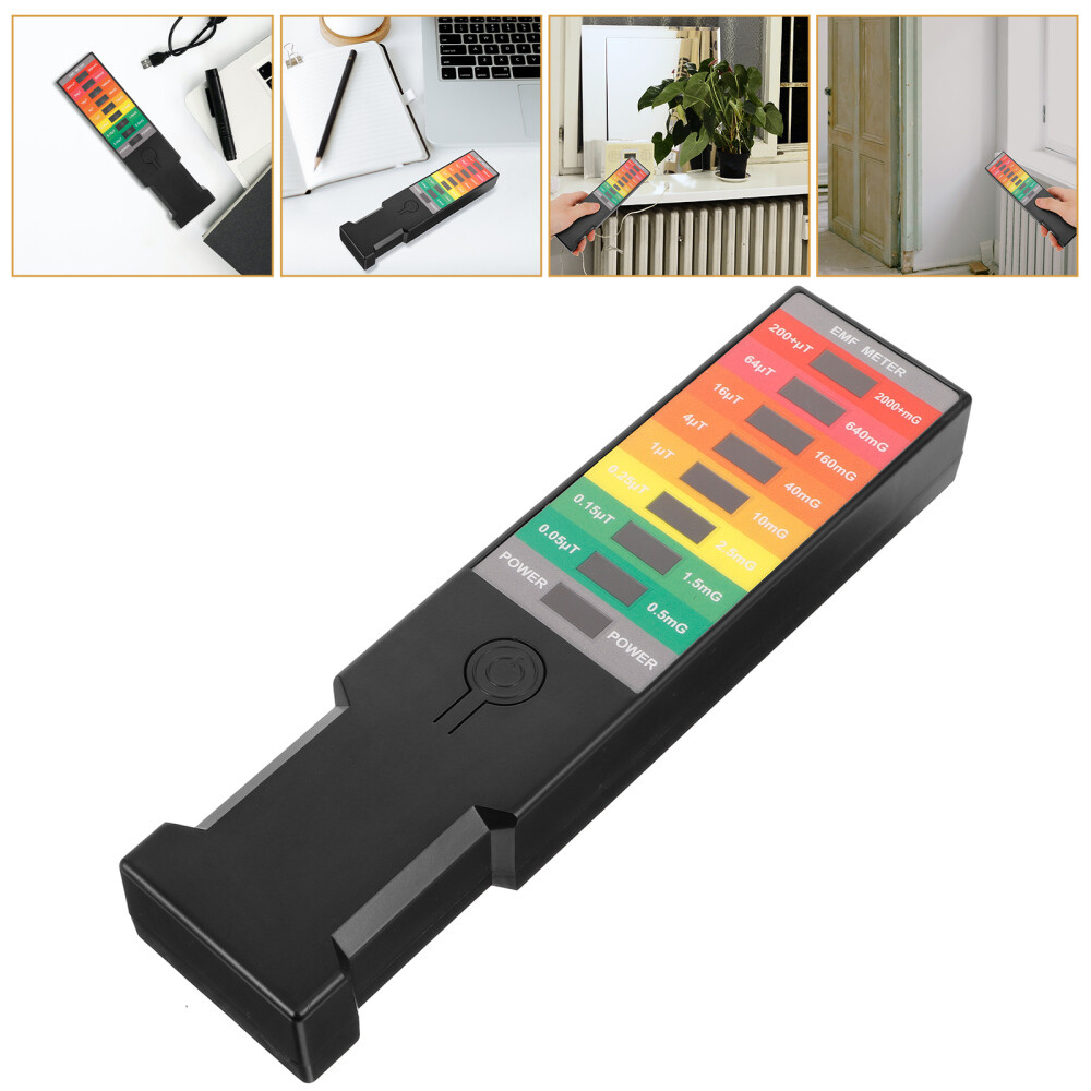 Magnetic Field Detector Electric Ghost Hunting Equipment Kit