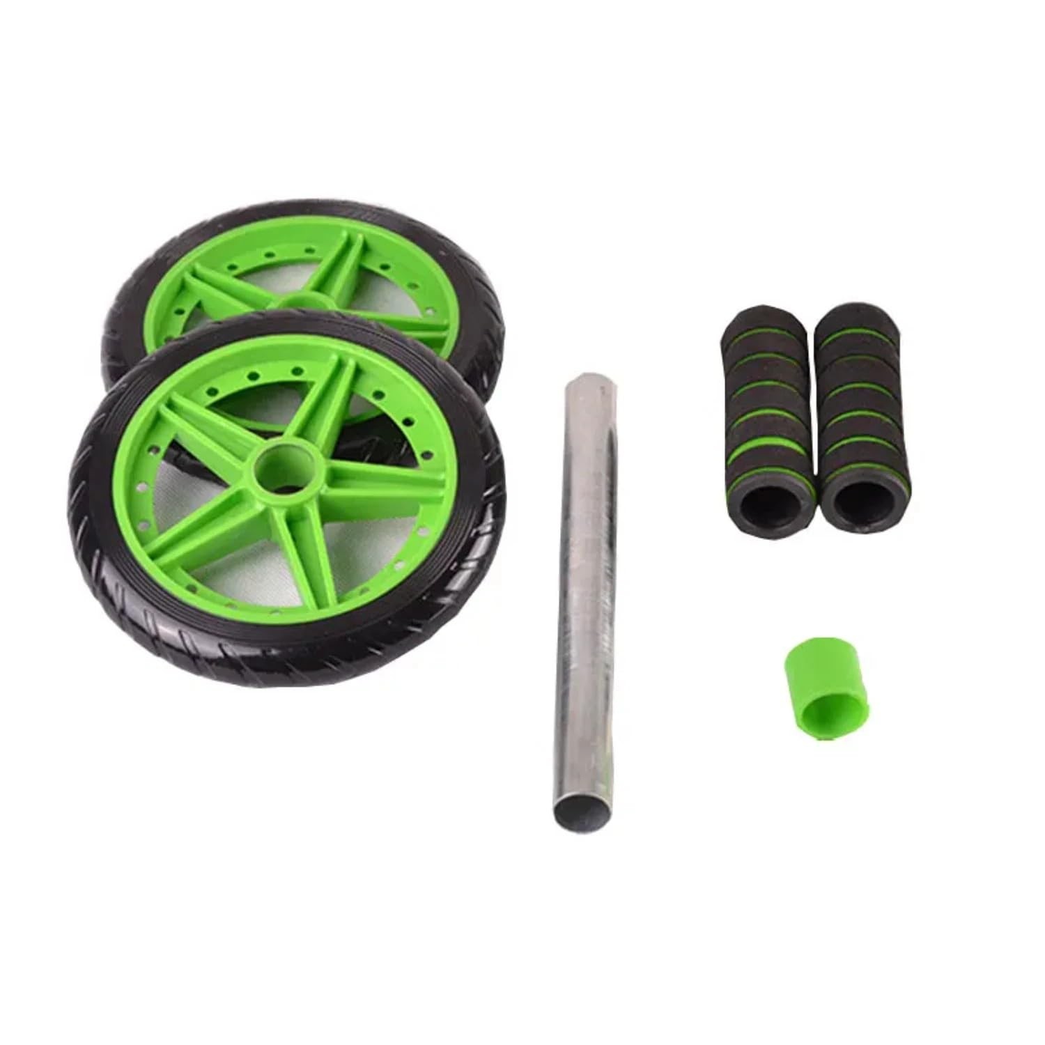 Abdominal Roller Wheels Ab Trainer with Knee Pad Core Workout Exercise Muscle...