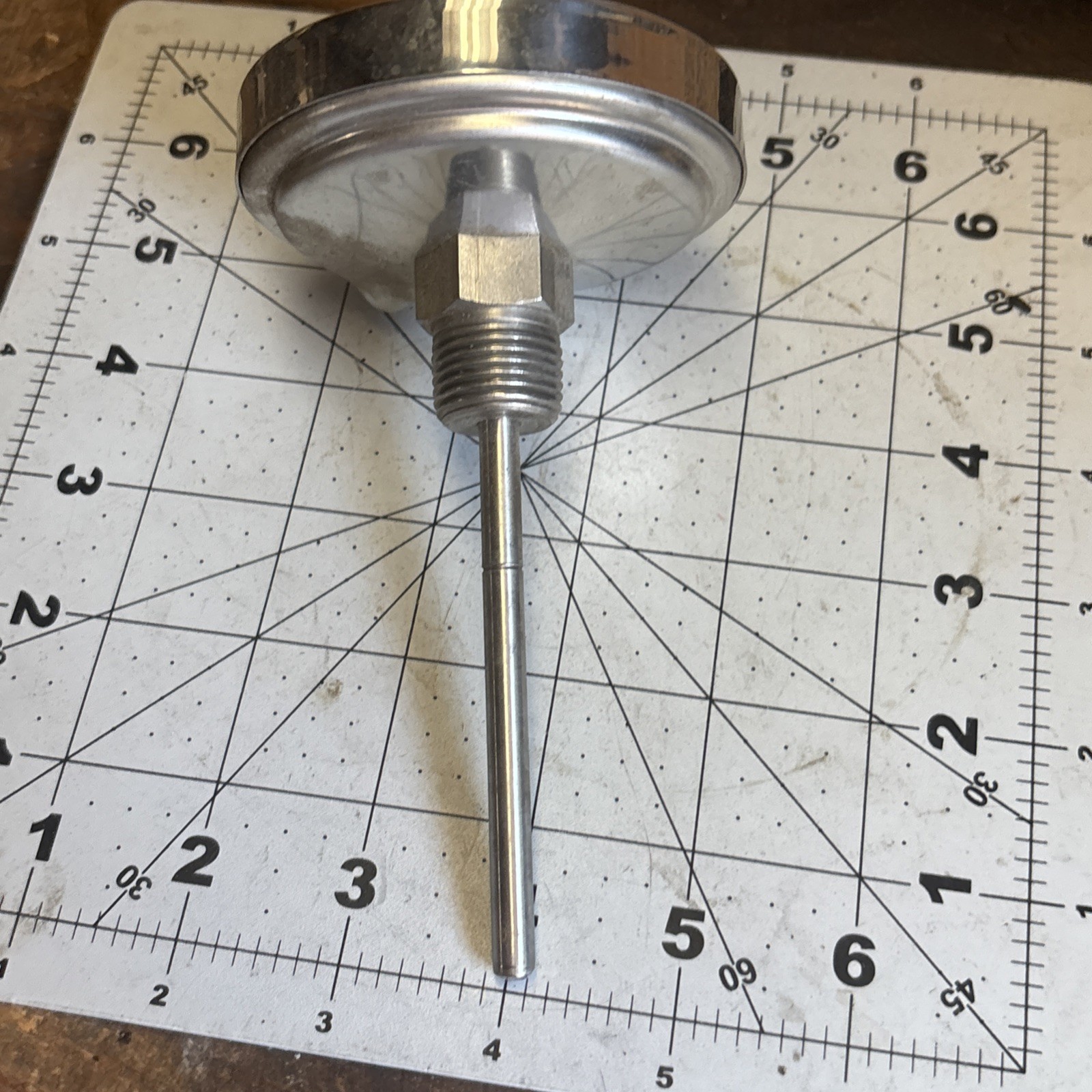 New Tel-Tru Stainless Thermometer : 3” dial face