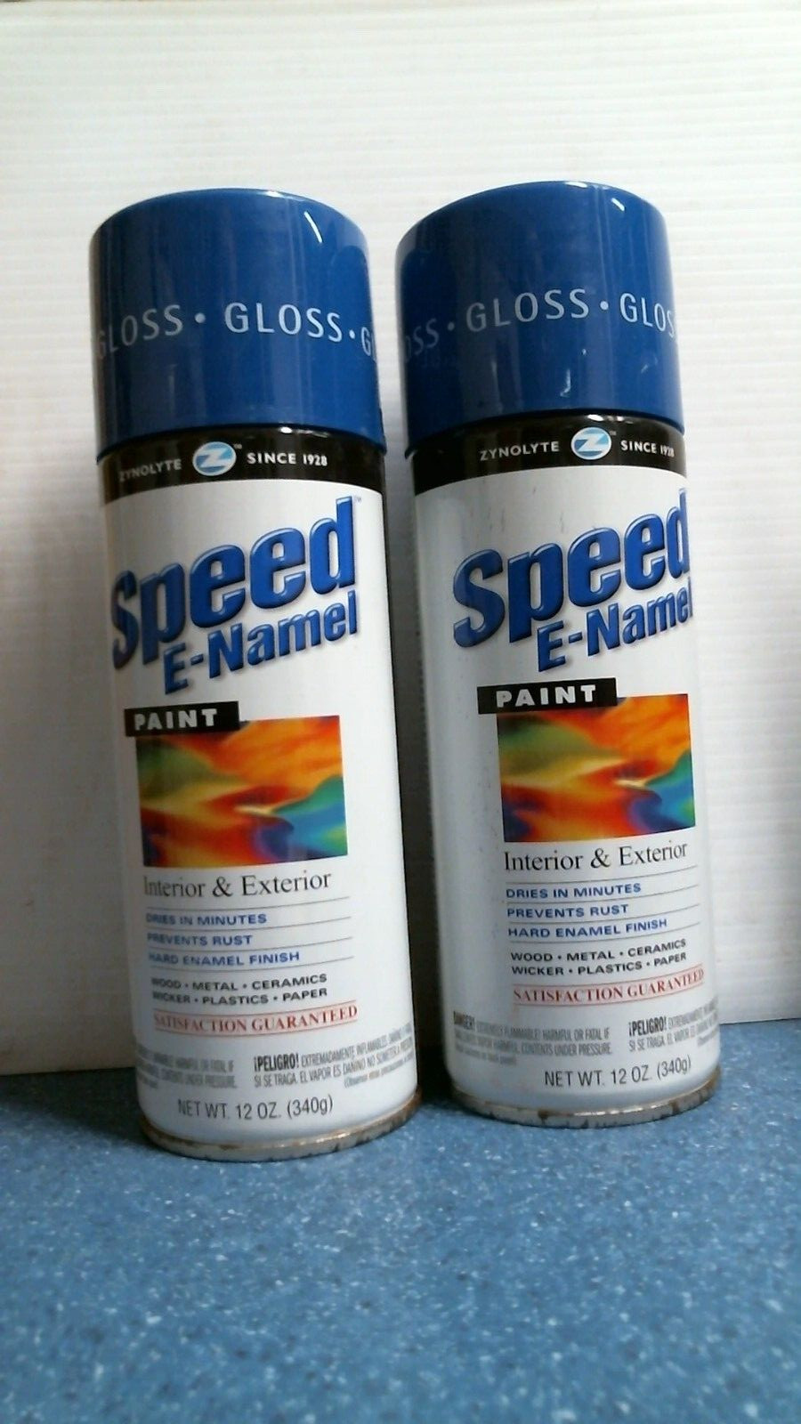 Zynolyte 0470 Blazer Blue Speed E-Namel Spray Paint, Lot of 2, FREE SHIPPIING