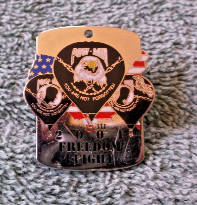 POW MIA 2001 Freedom Flight Lapel/Hat Pin