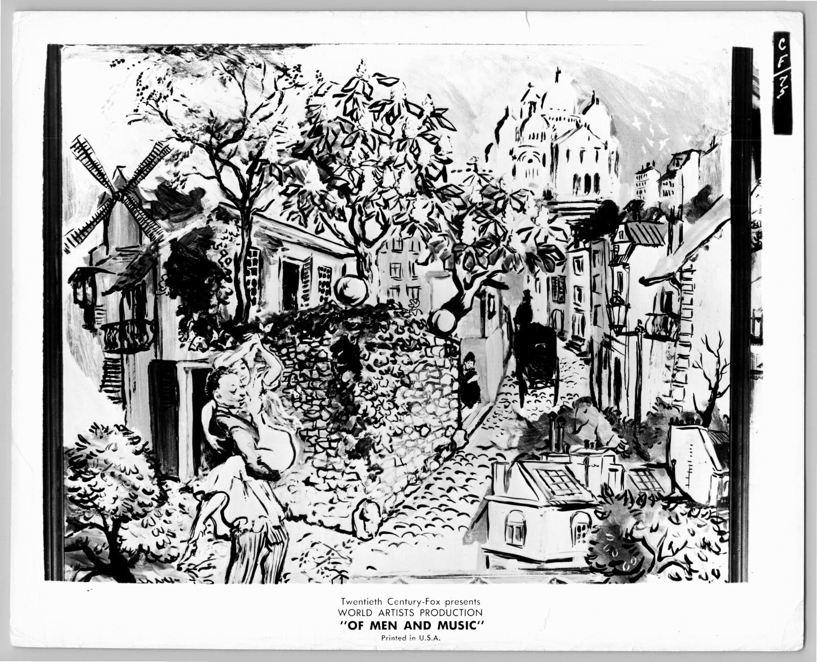 Of Men And Music Movie 8x10 Animation Print Twentieth Century Fox