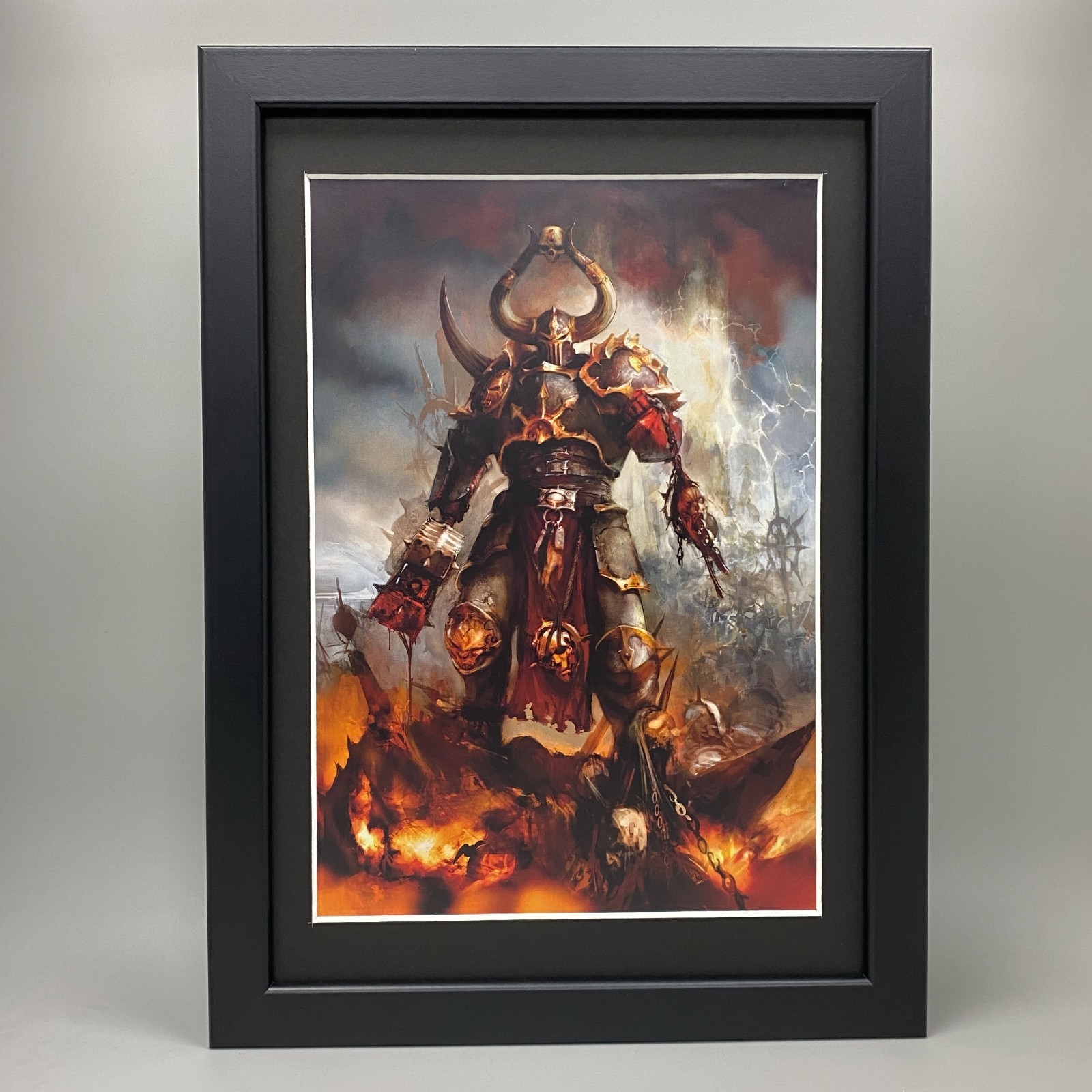 CHAOS CHOSEN SLAVES TO DARKNESS ART PICTURE POSTER WARHAMMER AGE OF SIGMAR AOS