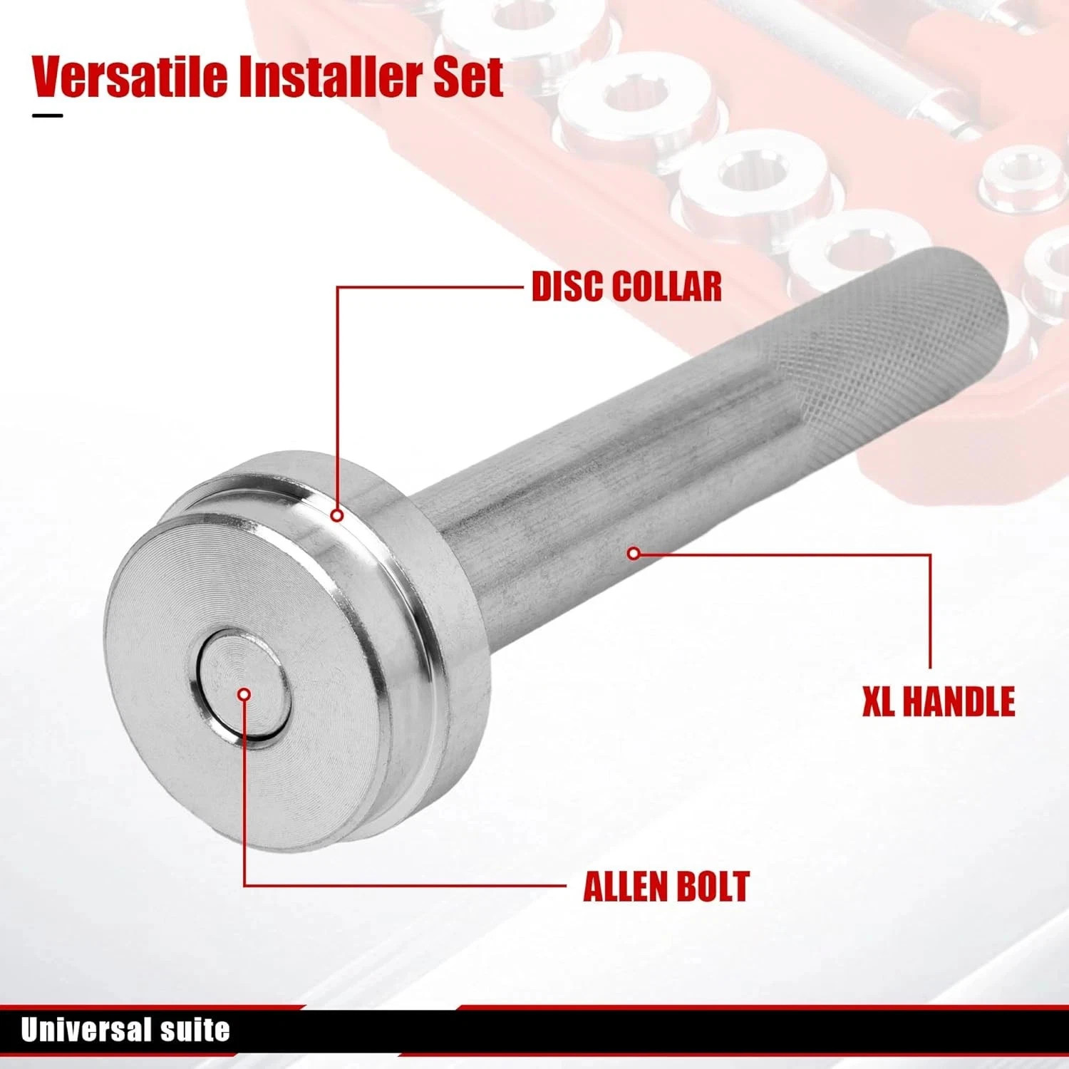 Bushing Seal Installer Remover Bearing Race Set Driver Tool Kit Automotive 17 Pc