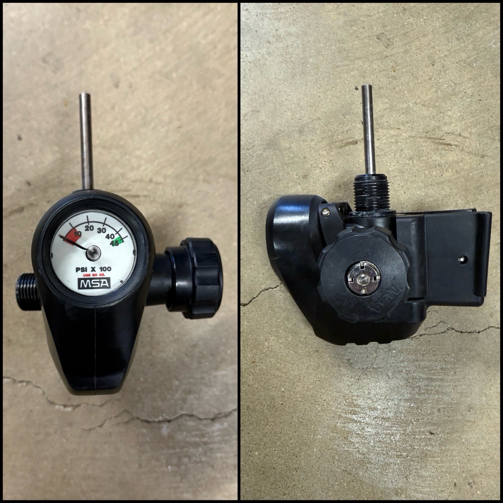 MSA G1 4500 PSI SCBA cylinder Valve Stem Assembly - Extended