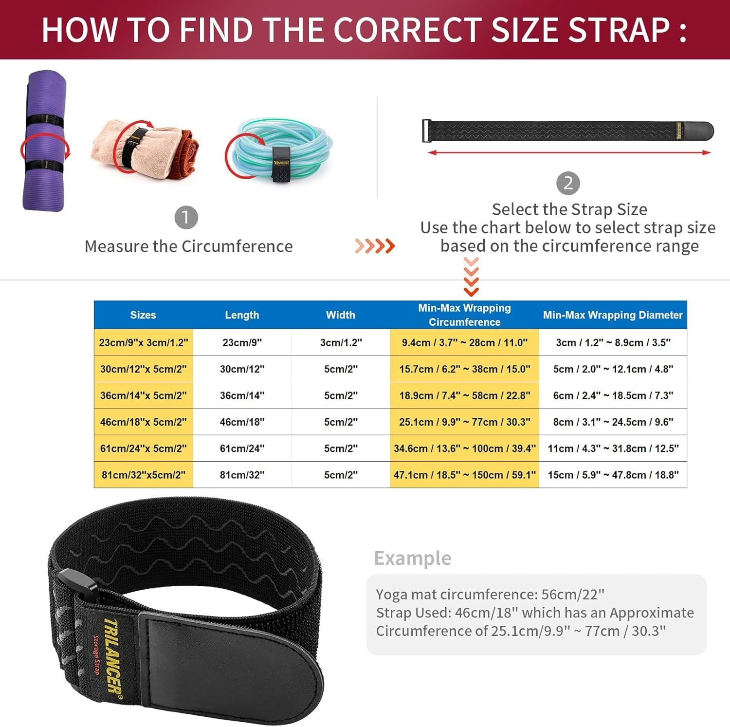 Versatile Heavy Duty Elastic Straps - 12" x 2" | 8 Pack, Securing Cables & More