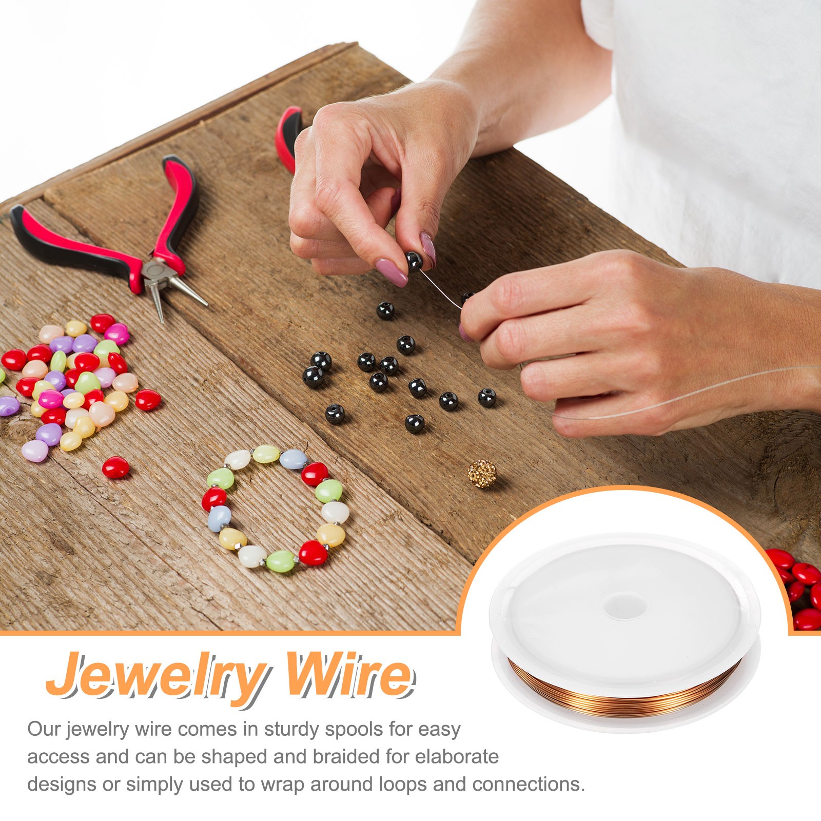 wire 23ft 22 Gauge Copper Craft Jewelry Wrapping Wire