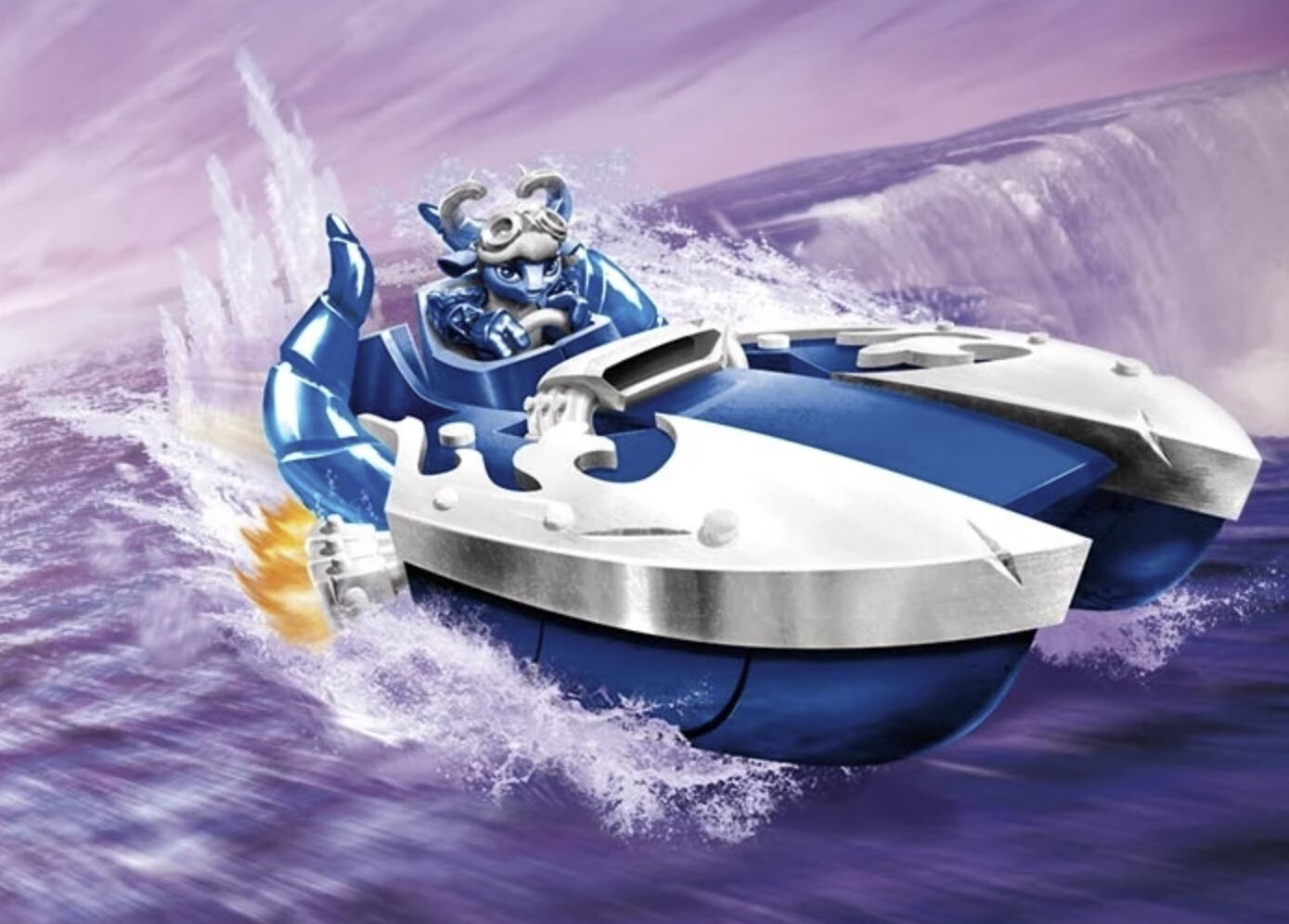 Skylanders Superchargers Vehicle Power Blue Splatter Splasher NFC Card FREE SHIP