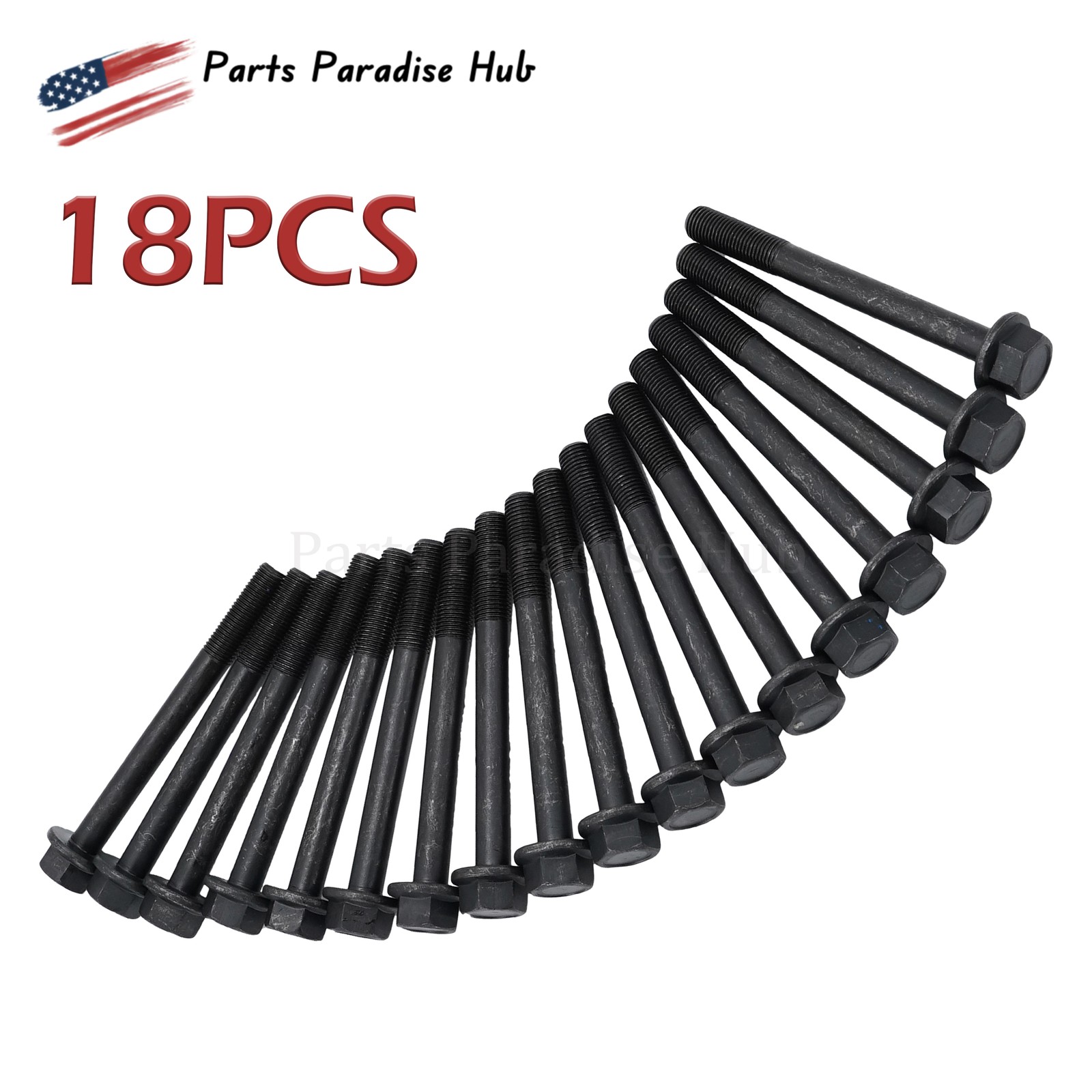 NEW Set Of 18 Cylinder Head Bolt For Yanmar 4TNE94 4TNV94 Engine