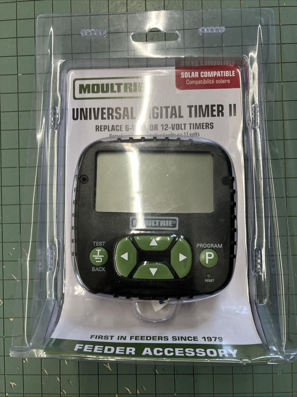 Moultrie Universal Digital Timer II 6-12 Volt Wildlife Feeder - Solar Compatible