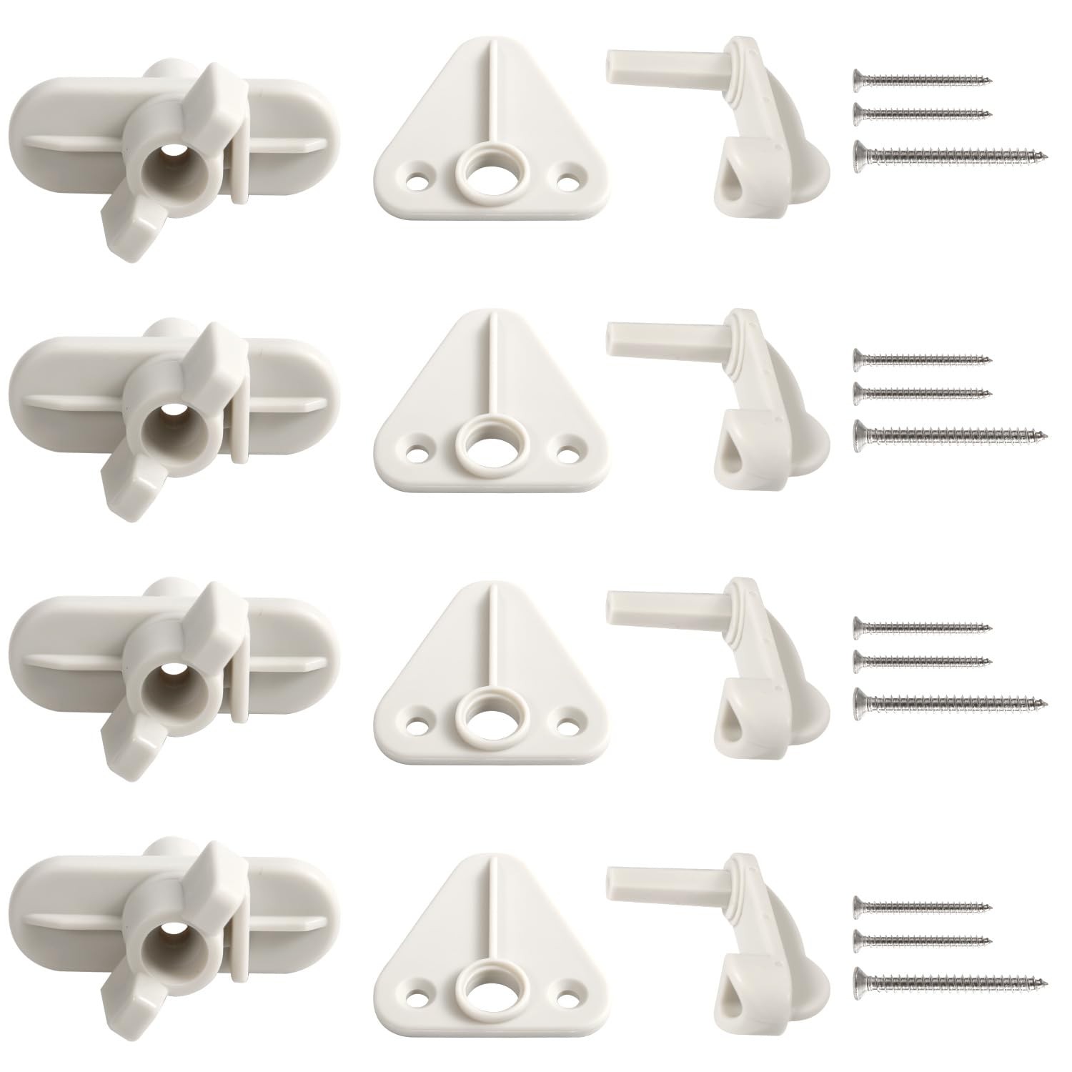 4 PCS Pontoon Gate Latch Replacement Kit Fits 11.25 Inch Square Frame Tool