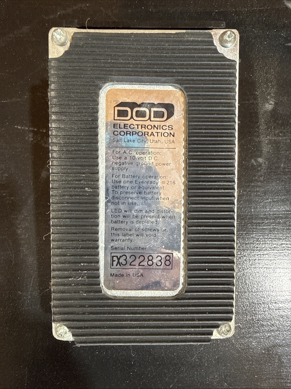 DOD Phaser FX20 Effects Pedal