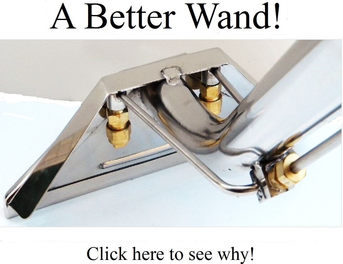Carpet Cleaning Wand and Hoses Combo
