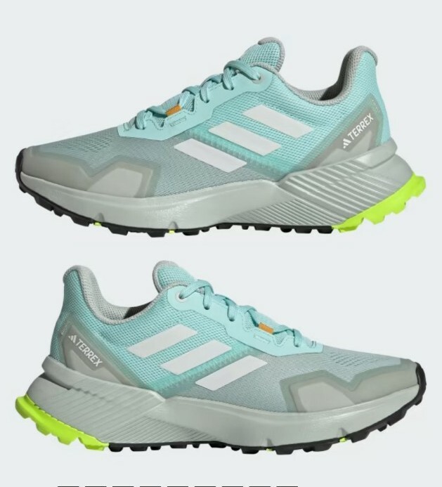 NEW Wmn's (CHOOSE SZ) ADIDAS Terrex Soulstride Trail Runners AQUA / GREY IE9403.
