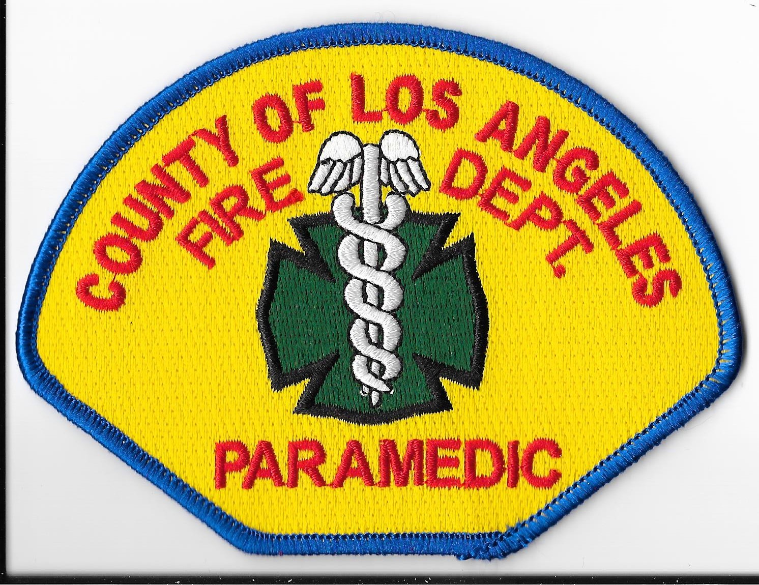 Los Angeles County Fire Department, California Paramedic Patch V1