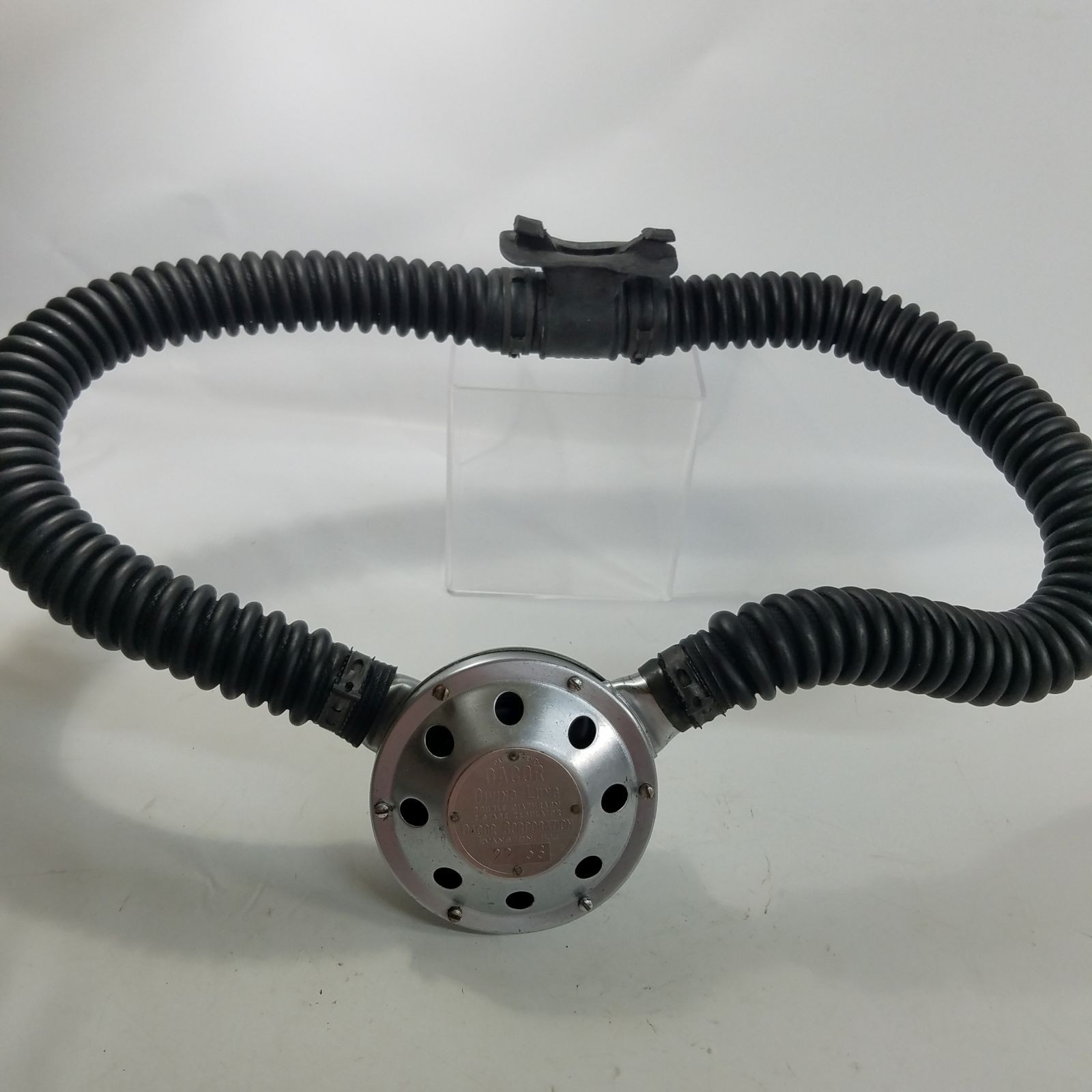 Vintage Dacor Diving Lung Double Hose Regulator Dial A Breath SN 22153