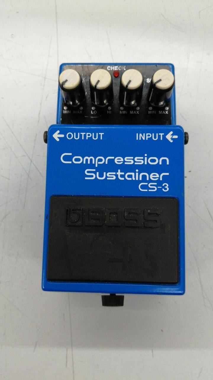 BOSS CS-3 Compressor Sustainer Pedal, Stable, Rich Sustain, Used