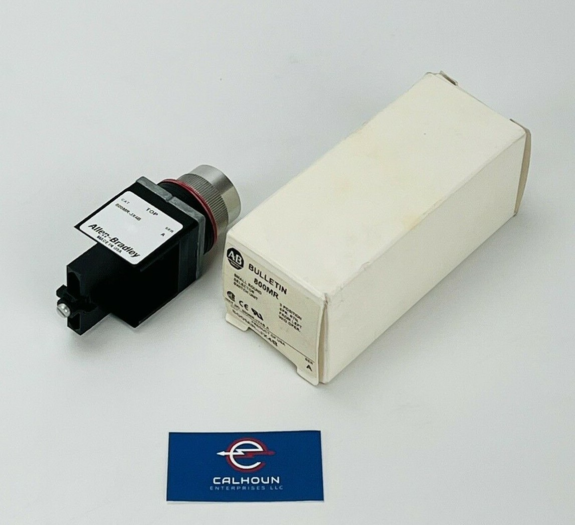 New! Allen-Bradley 800MR-JX4B Small Round Selector Switch Unit Ser. A *WARRANTY*