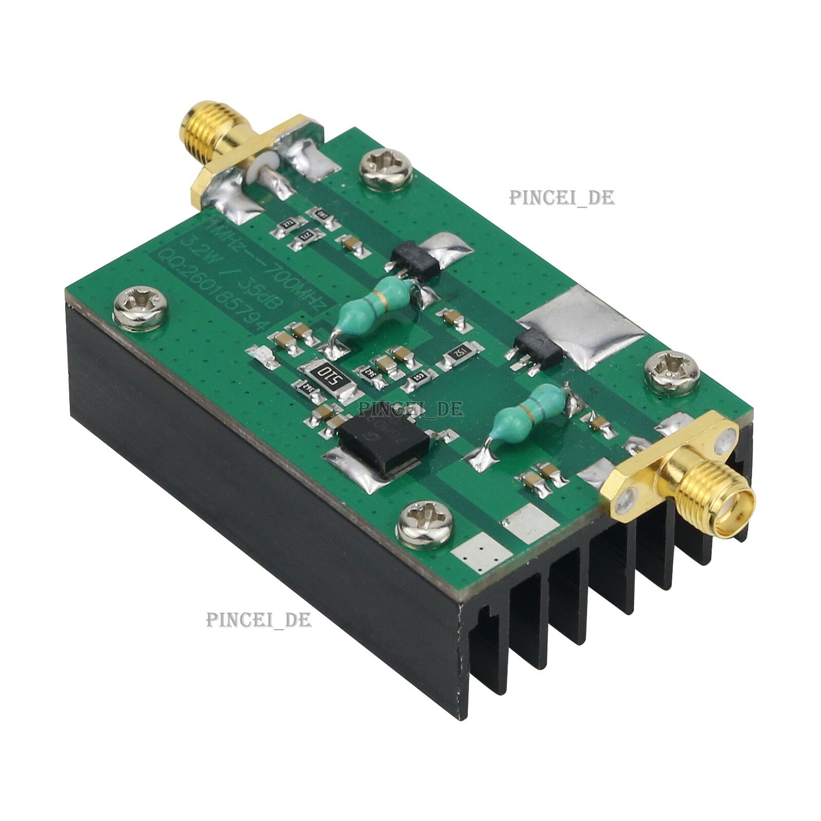 1MHz-700MHZ 3.2W RF Power Amplifier 35db HF VHF UHF FM Transmitter F/ Ham Radio