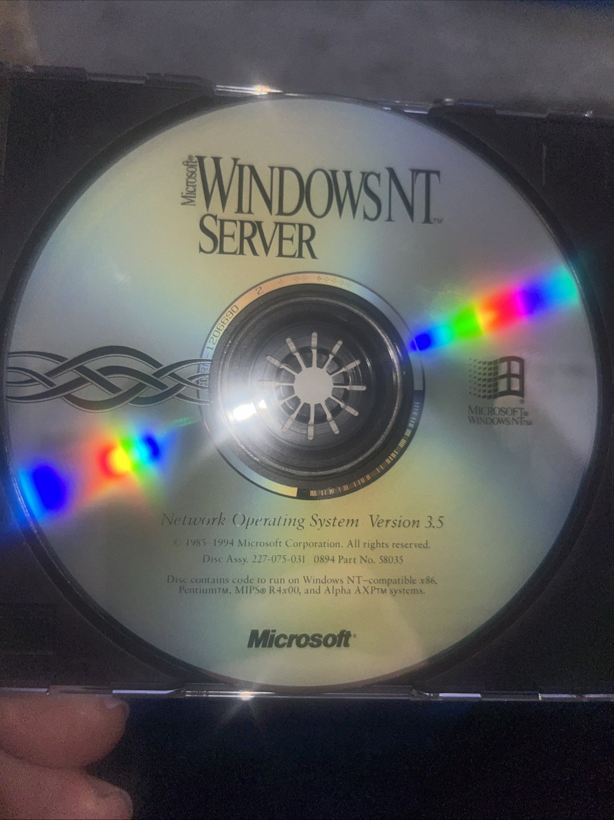 Microsoft Windows Nt Server 3.5 Mint Disc