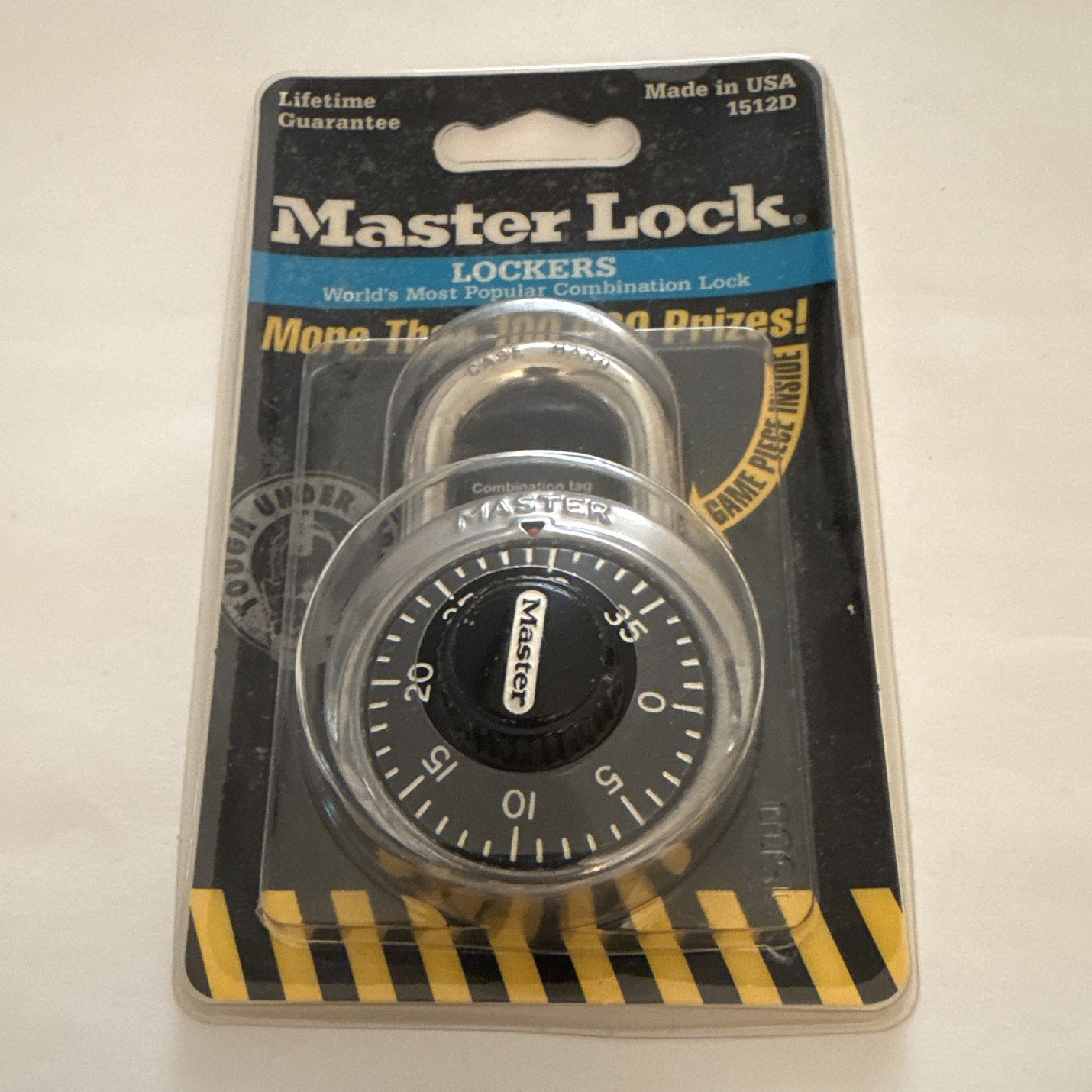 Master Lock 1512D Steel Combination Padlock 1/4in Shackle