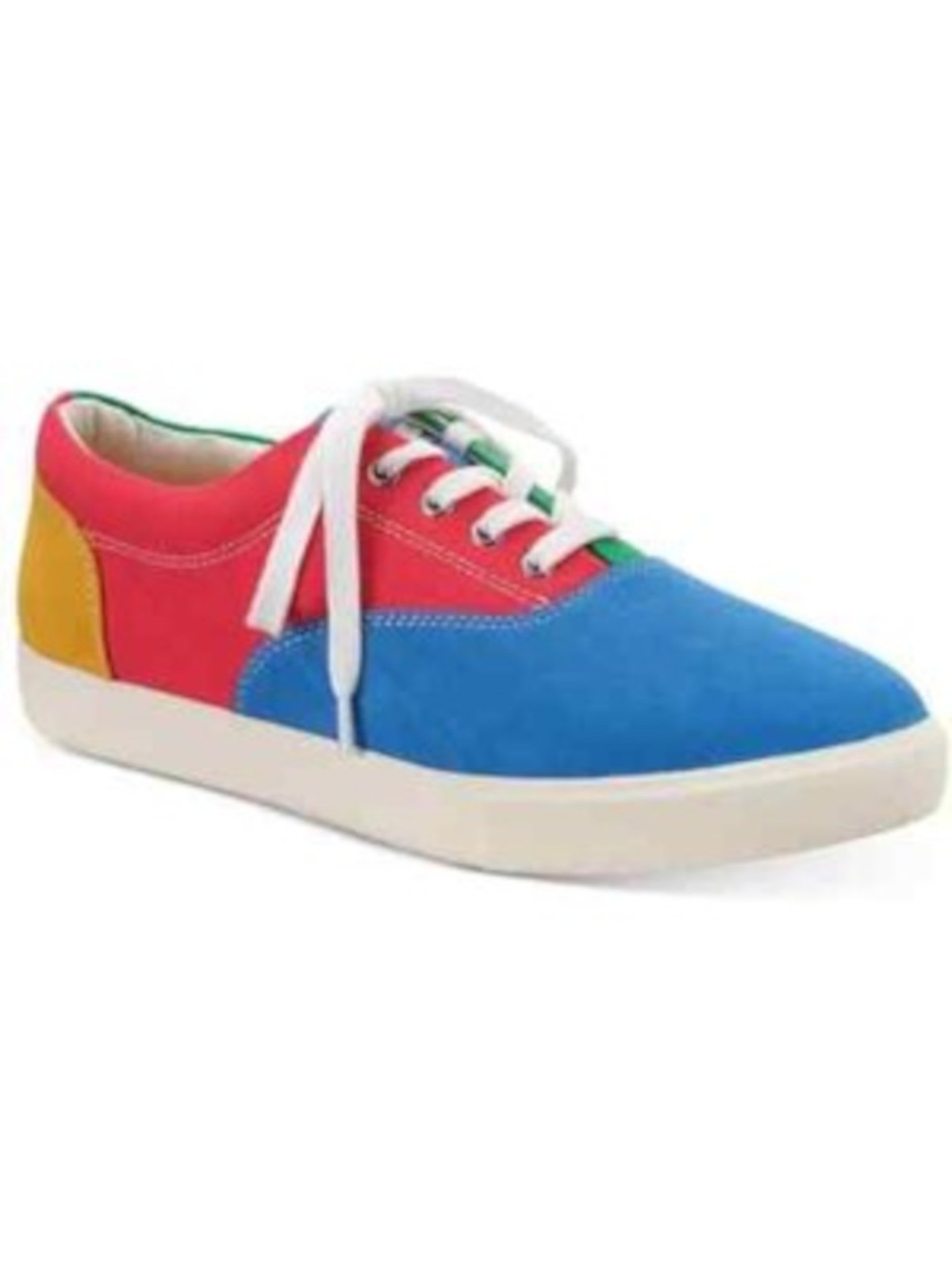 CLUBROOM Mens Blue Padded Lance Round Toe Platform Lace-Up Sneakers Shoes 8 M
