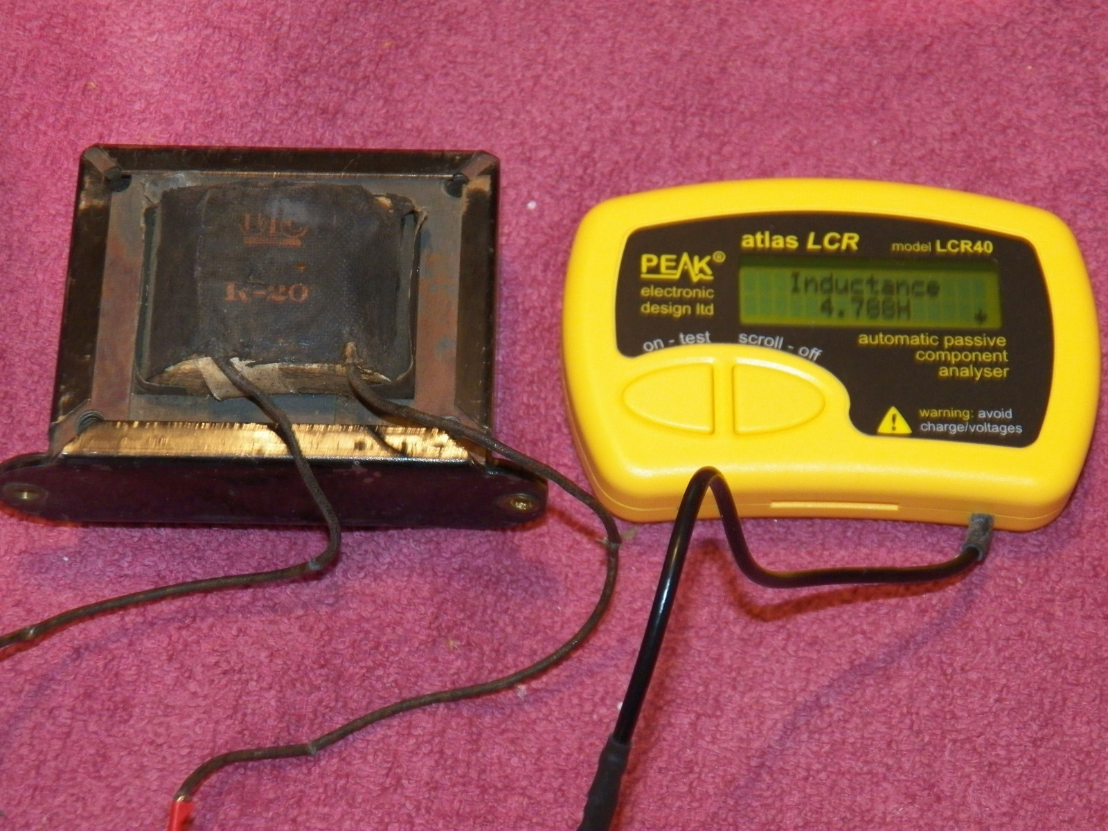 UTC K-20 5 Henry Filter choke.
