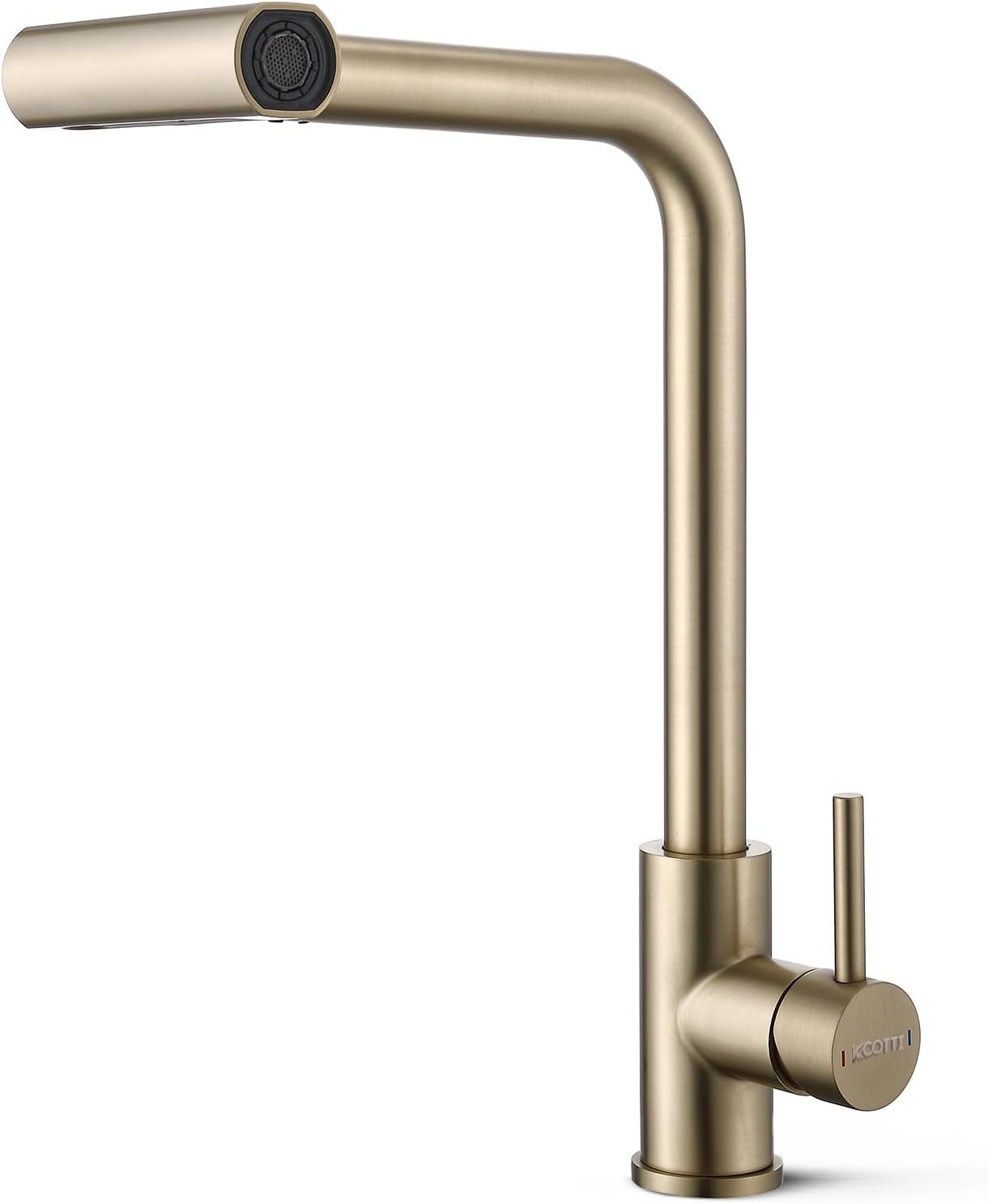 4-Mode Pull Down Kitchen Faucet, Stainless Steel for Farmhouse & Utility Sink