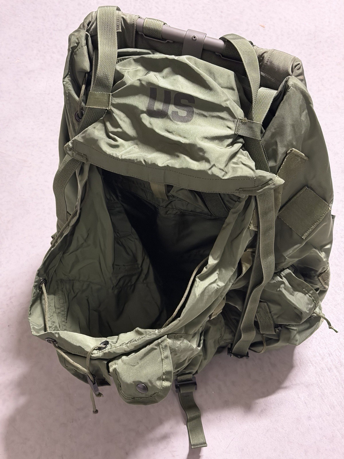 US Military Green Field Pack Backpack with Frame Original