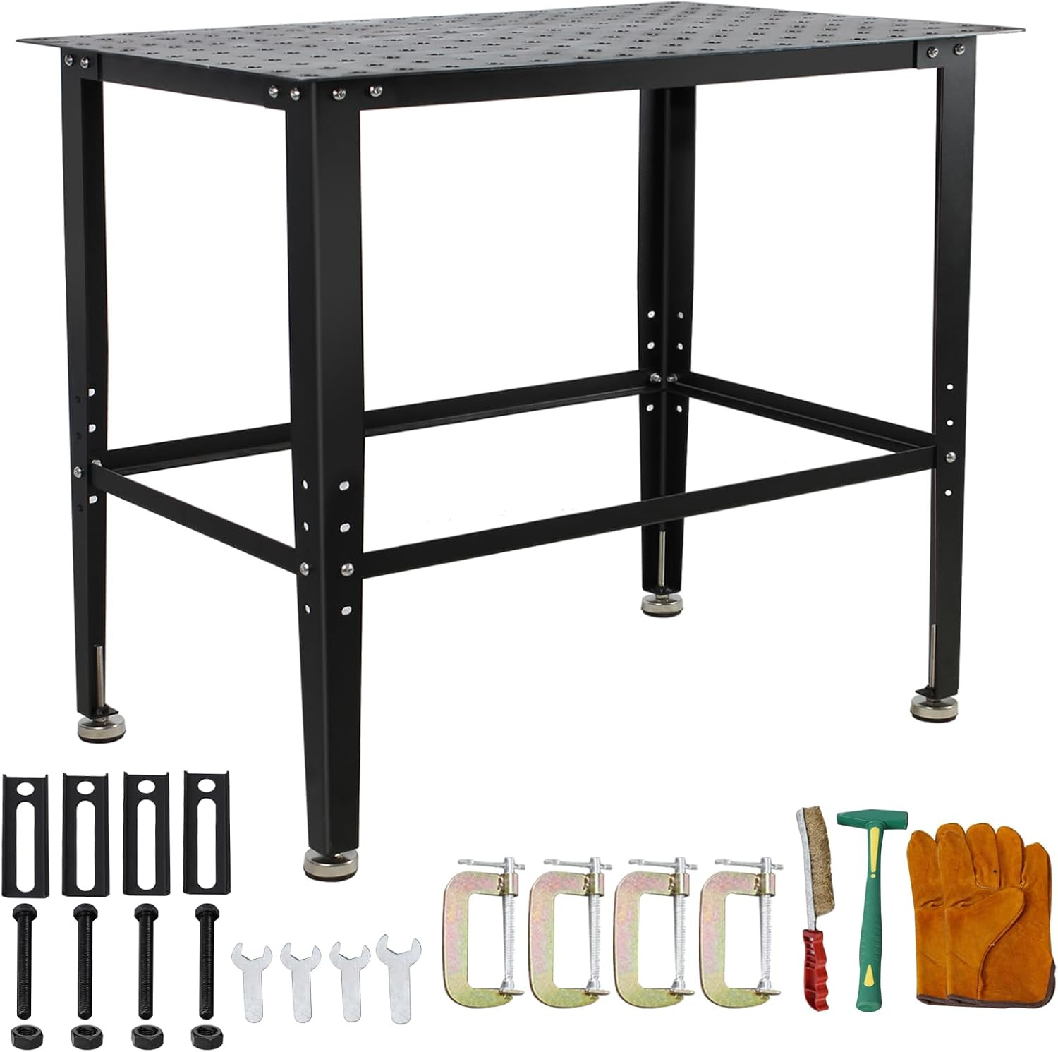 Welding Table, 36" X 24" Welding Table Top,0.12'' Thick Welding Work Bench with
