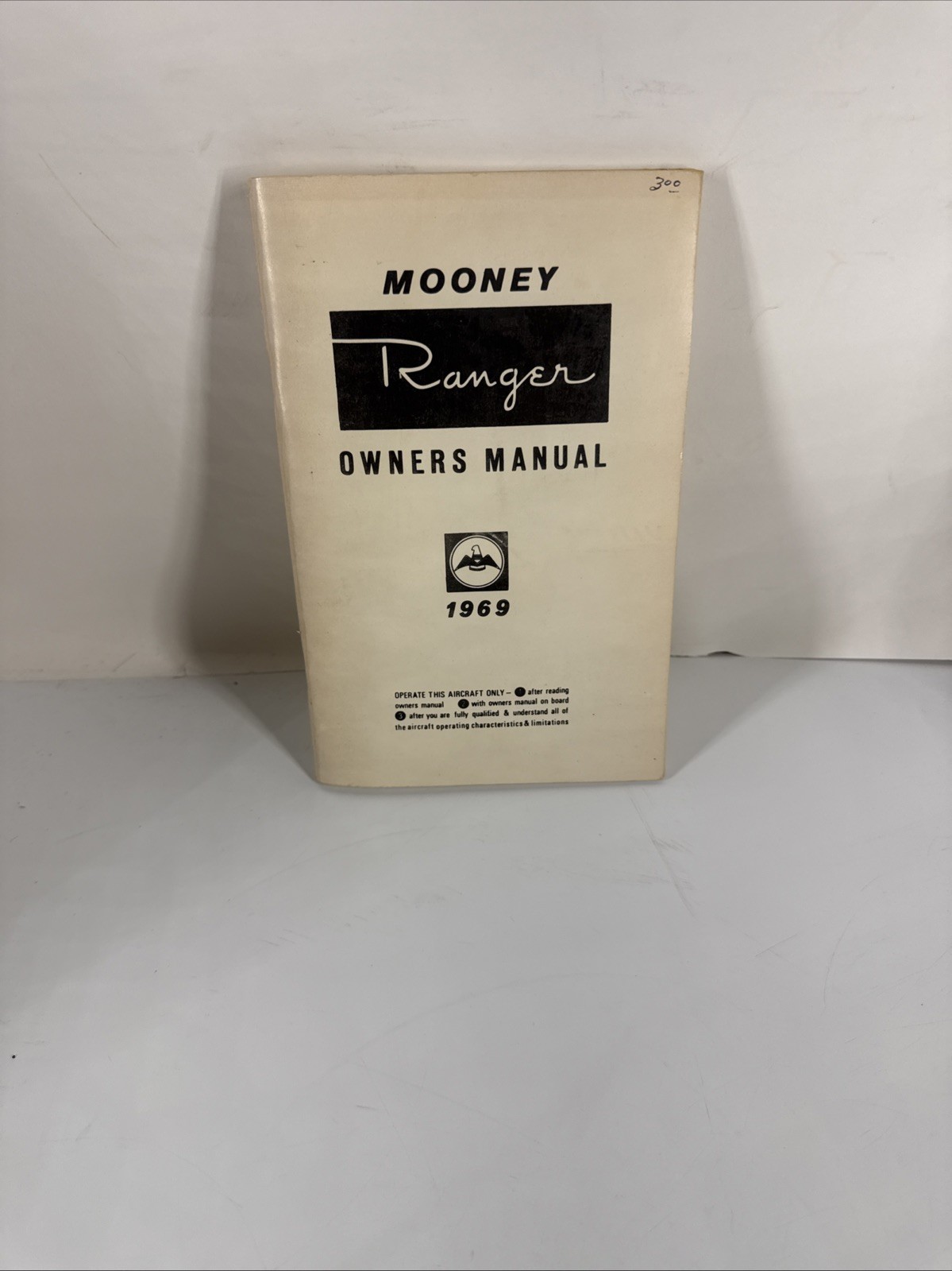 Mooney Ranger Owners Manual 1969 Models M20C Serial No. 690001 & On Issue 1968