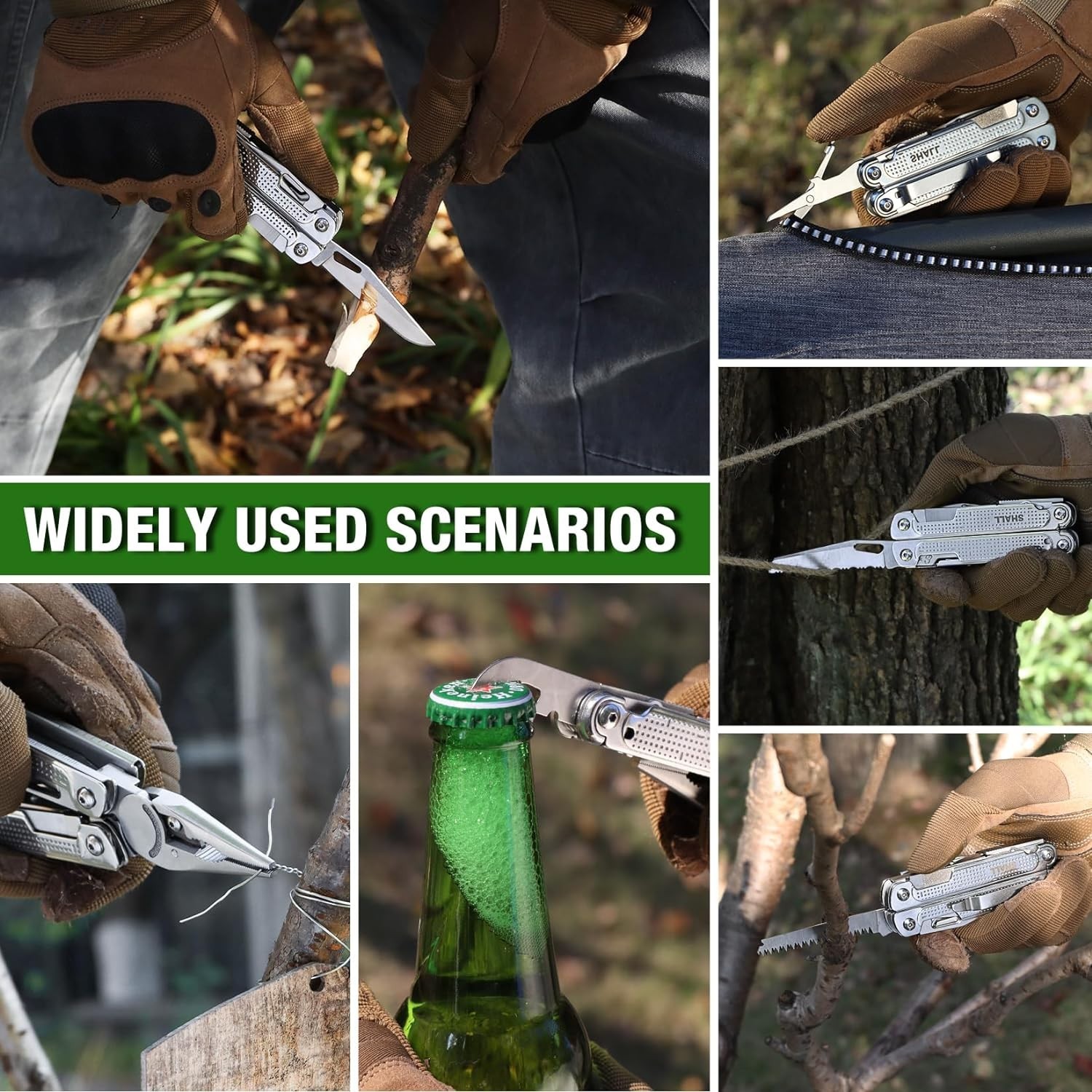 SHALL Multitool Pliers Multitools Practical Portable Pocket Camping Tools