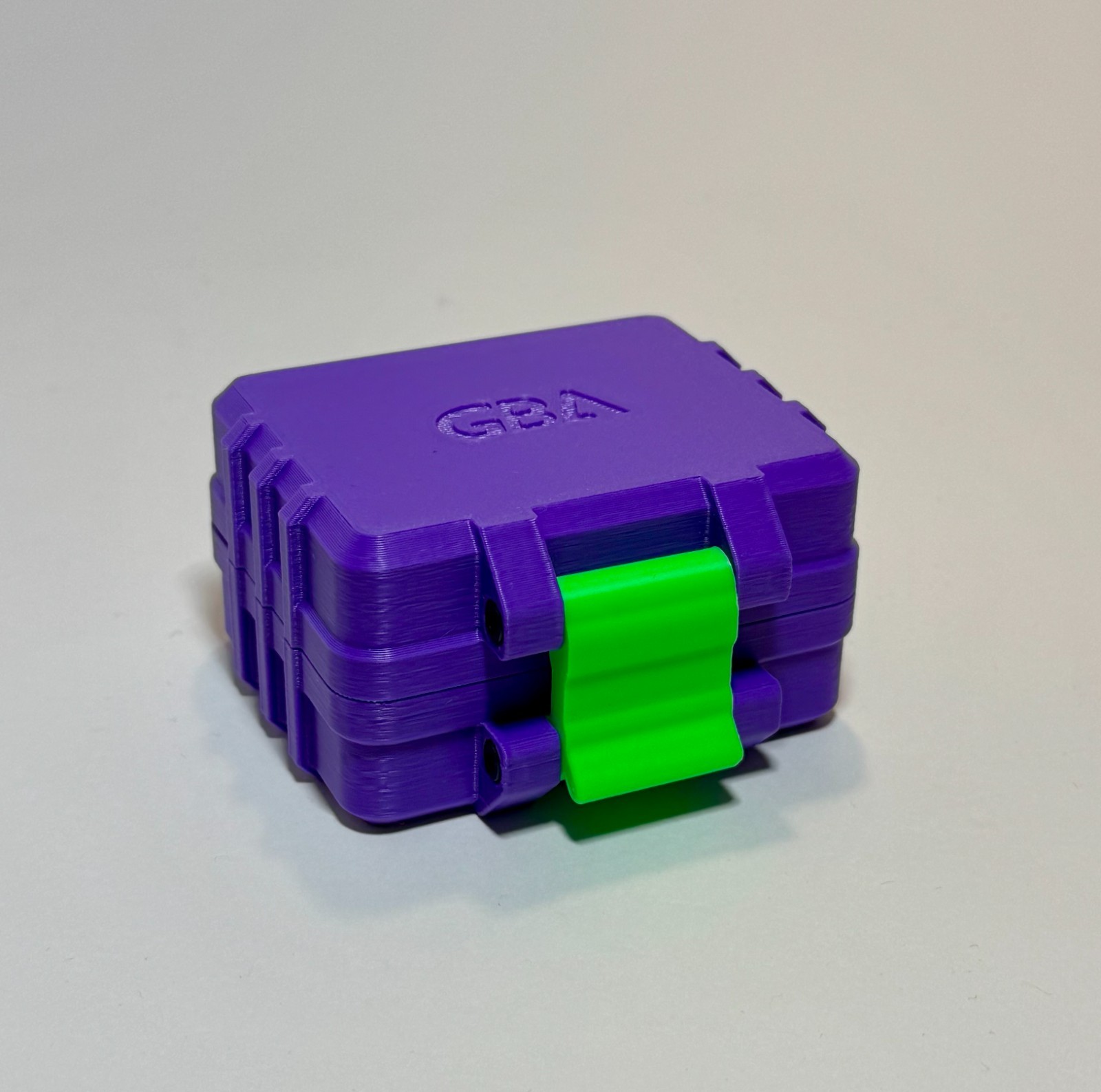 4-Capacity GBA Game Cartridge Case: Protective Storage w/ Customizable Colors
