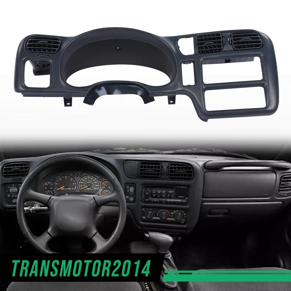 Dash Trim Bezel Single/ Double Din Fit For 98-04 Blazer Jimmy Sonoma S10 Bravada