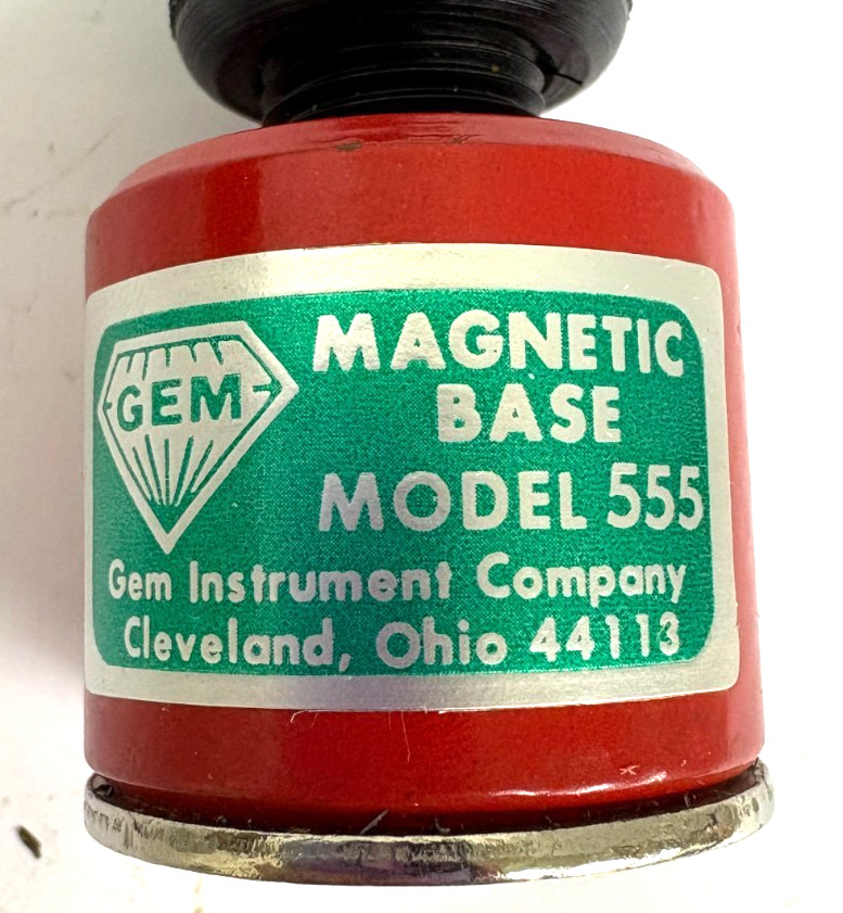 GEM INSTRUMENTS 555FA MAGNETIC BASE ROUND BASE