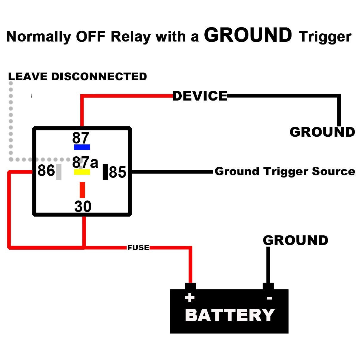 irhapsody Relay 12V, 80/60 Amp Waterproof Relay, 5 Pin Automotive Relay, Spdt