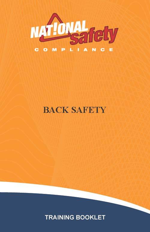 Back Safety Training Booklets - Package of 10