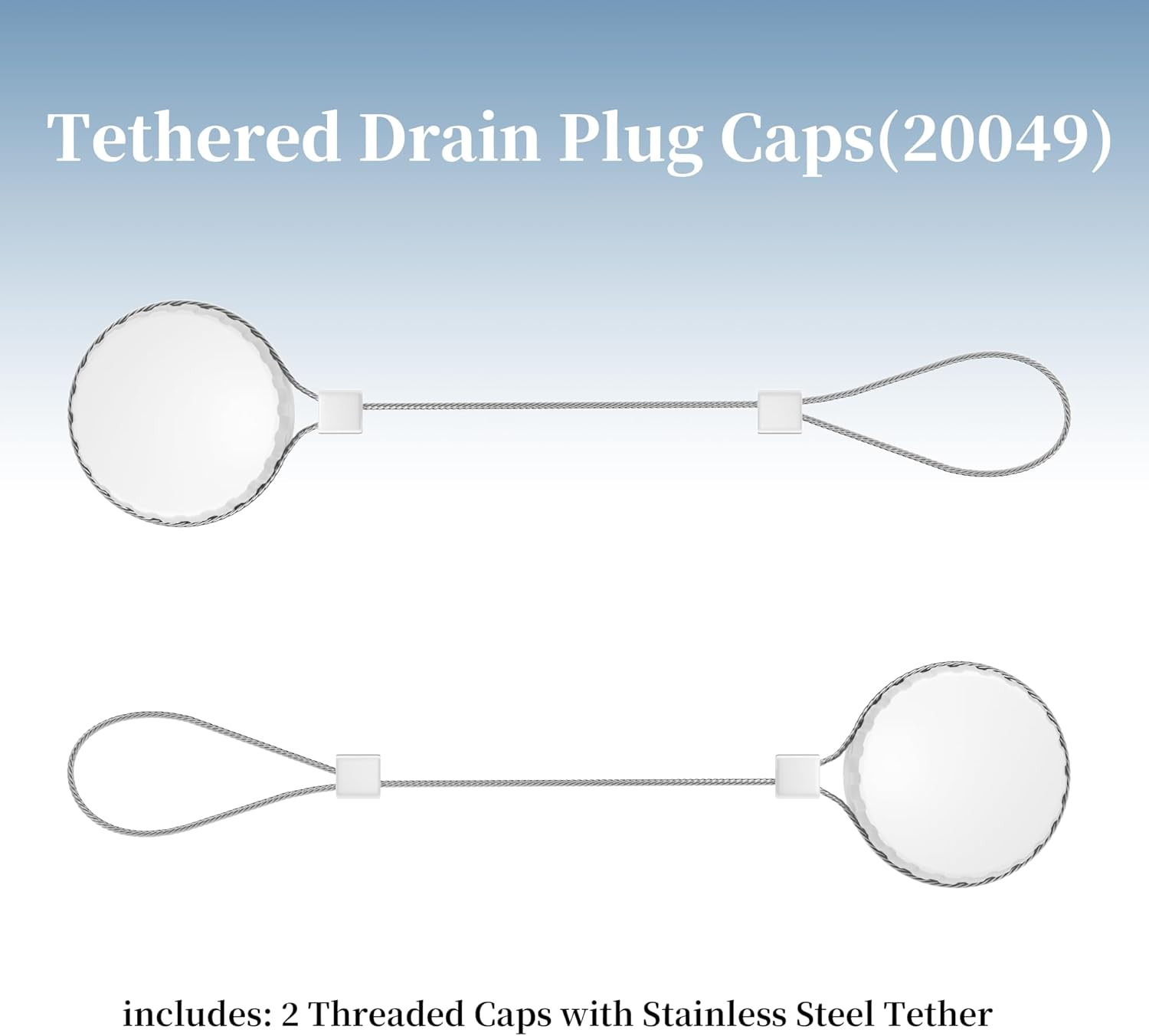 Upgraded Cooler Drain Plug Caps Replacement Parts, Compatible with Igloo 50-165