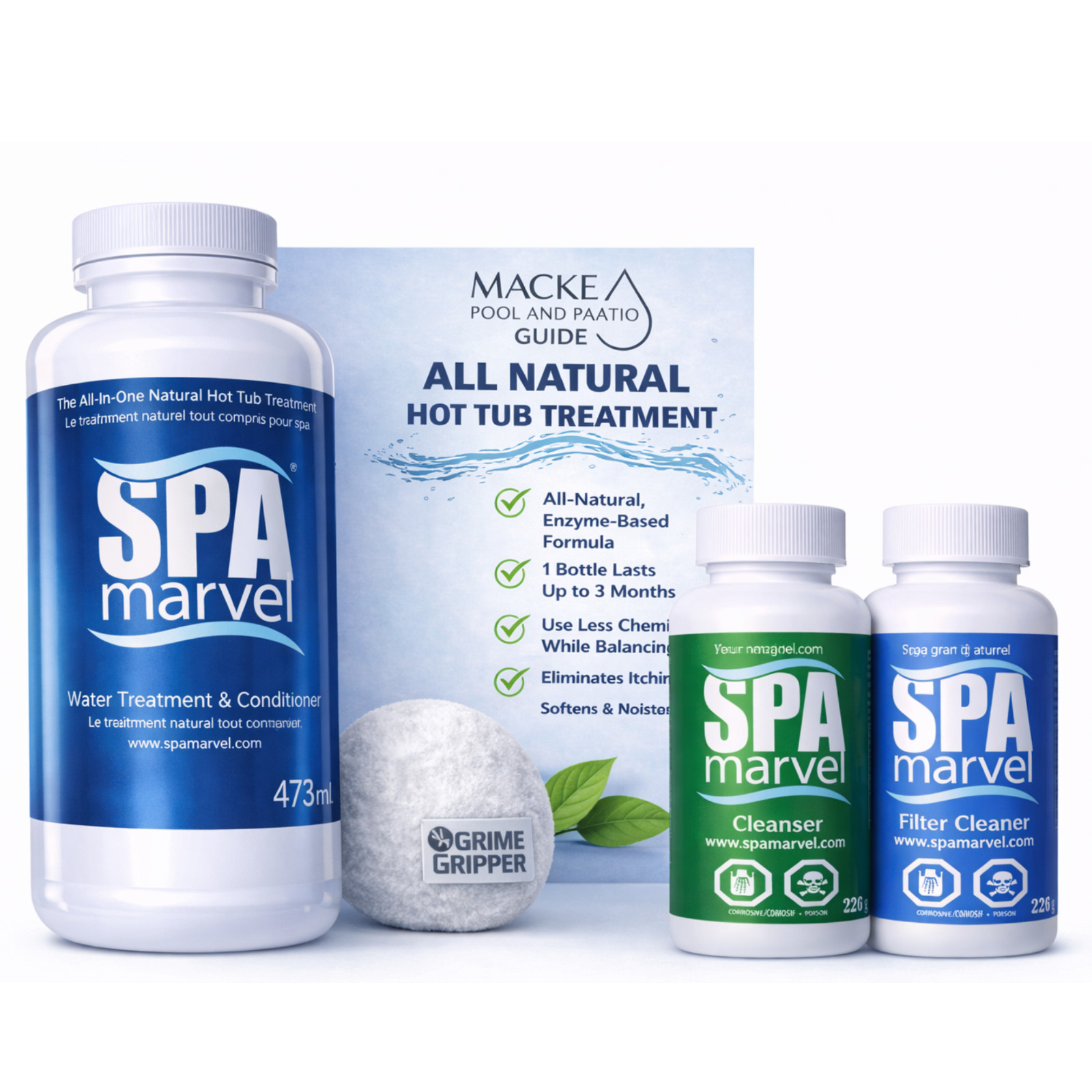 Spa Marvel Start Up Kit Plus Grime Gripper