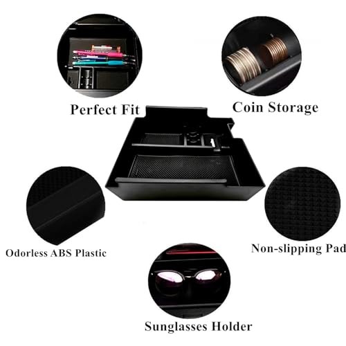 Center Console Organizer Interior Storage Box fit for Ford Explorer 2019 2018