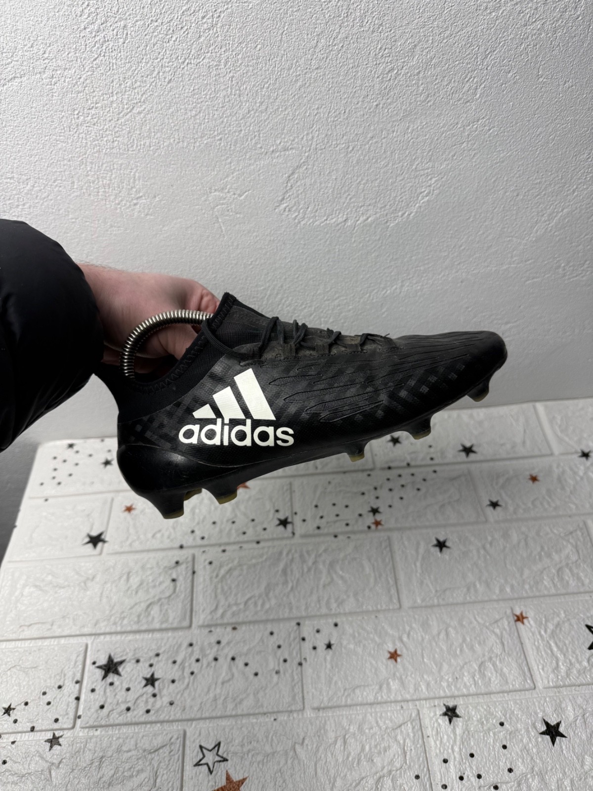 adidas X 16.1 Elite FG US7.5 UK7 EUR40 Cleats BB5620 Boots Soccer Football Black