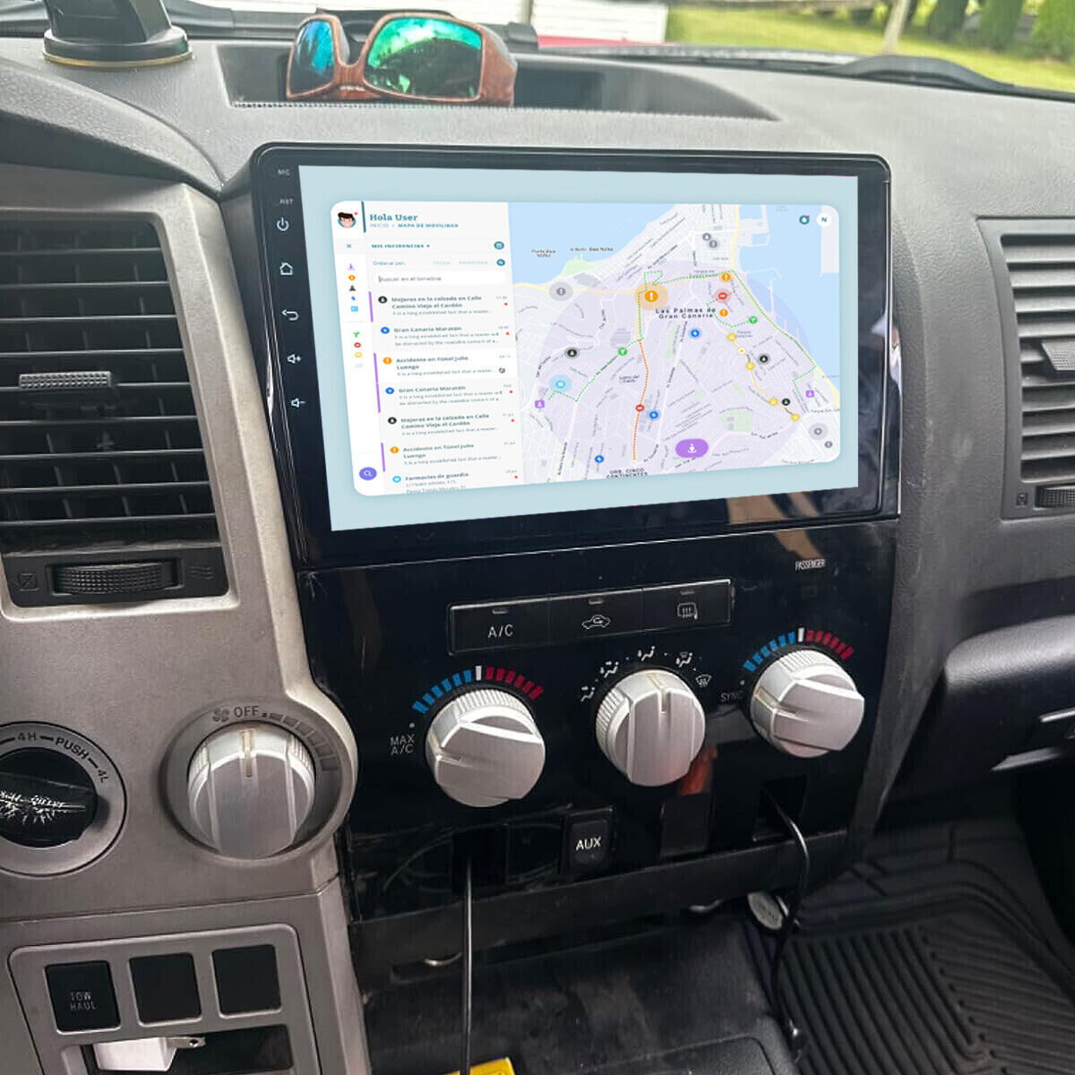 For Toyota Tundra 07-2013 Sequoia 2008-2019 Car Stereo GPS NAV Radio BT Android