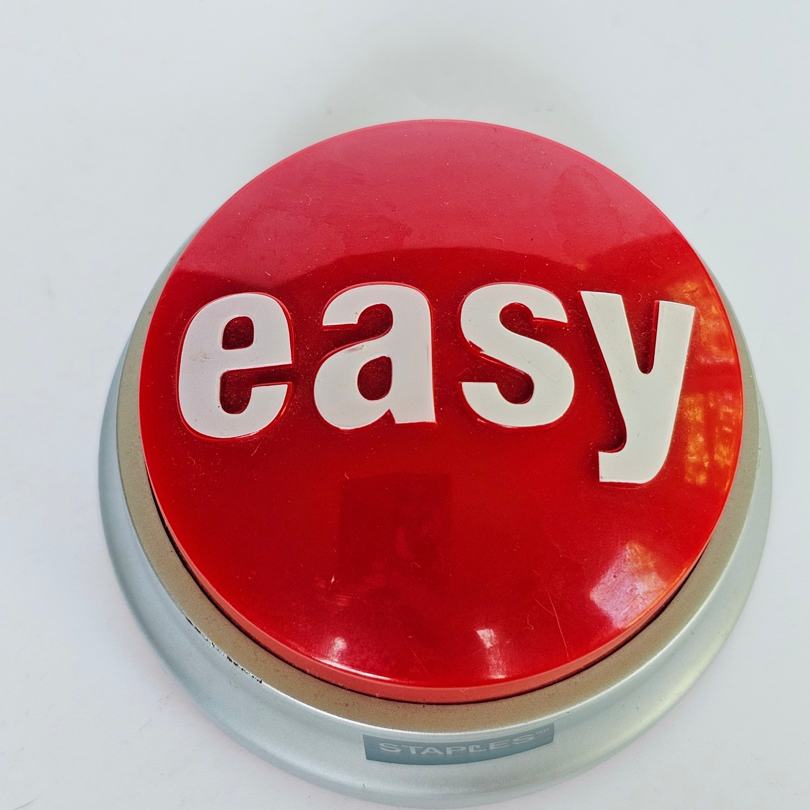 Staples "That Was Easy" Talking Easy Button - Tested and Works - 1435