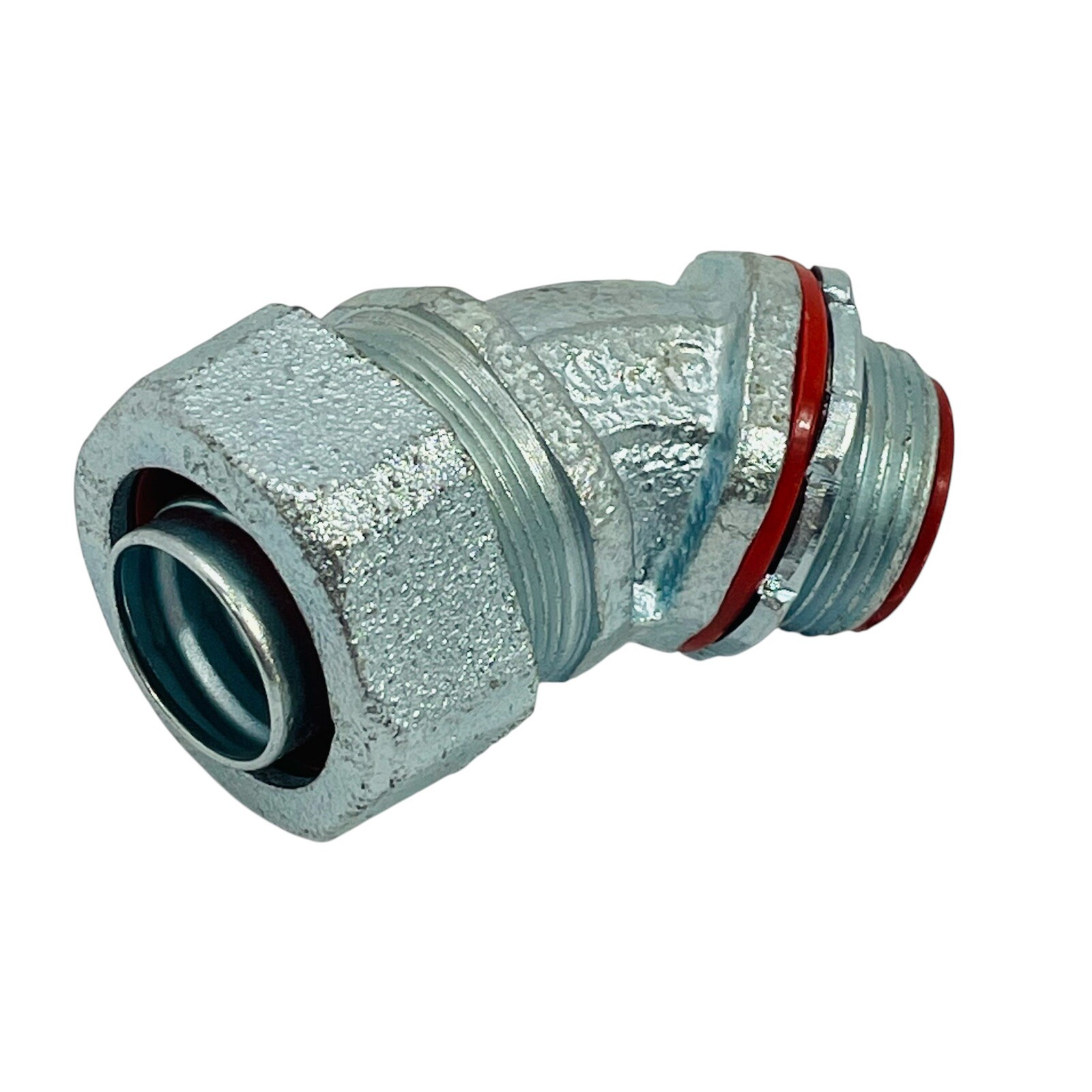 Qty 5 Fortune Industries 3/4” 45° Insulated Liquid Tight Connectors ~NEW~