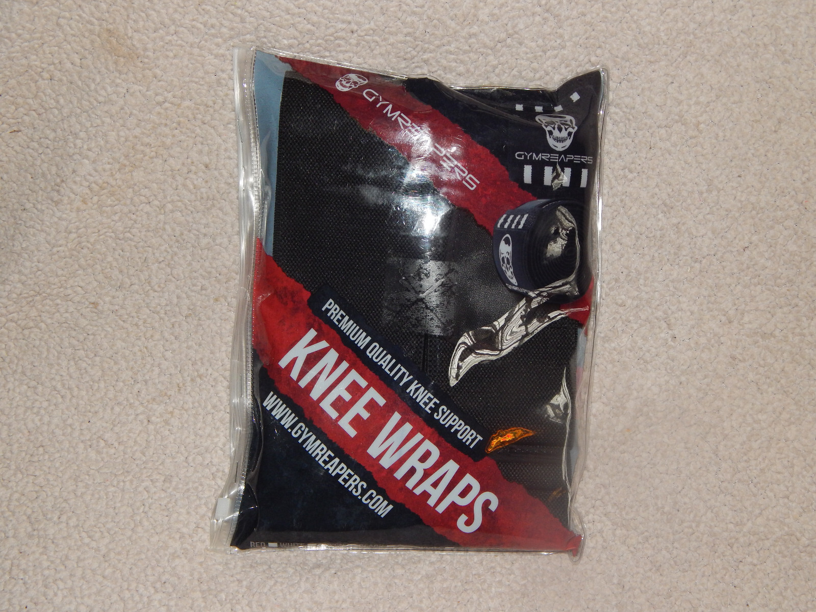 Gymreapers Knee Wraps for Squats, Weightlifting, Powerlifting,