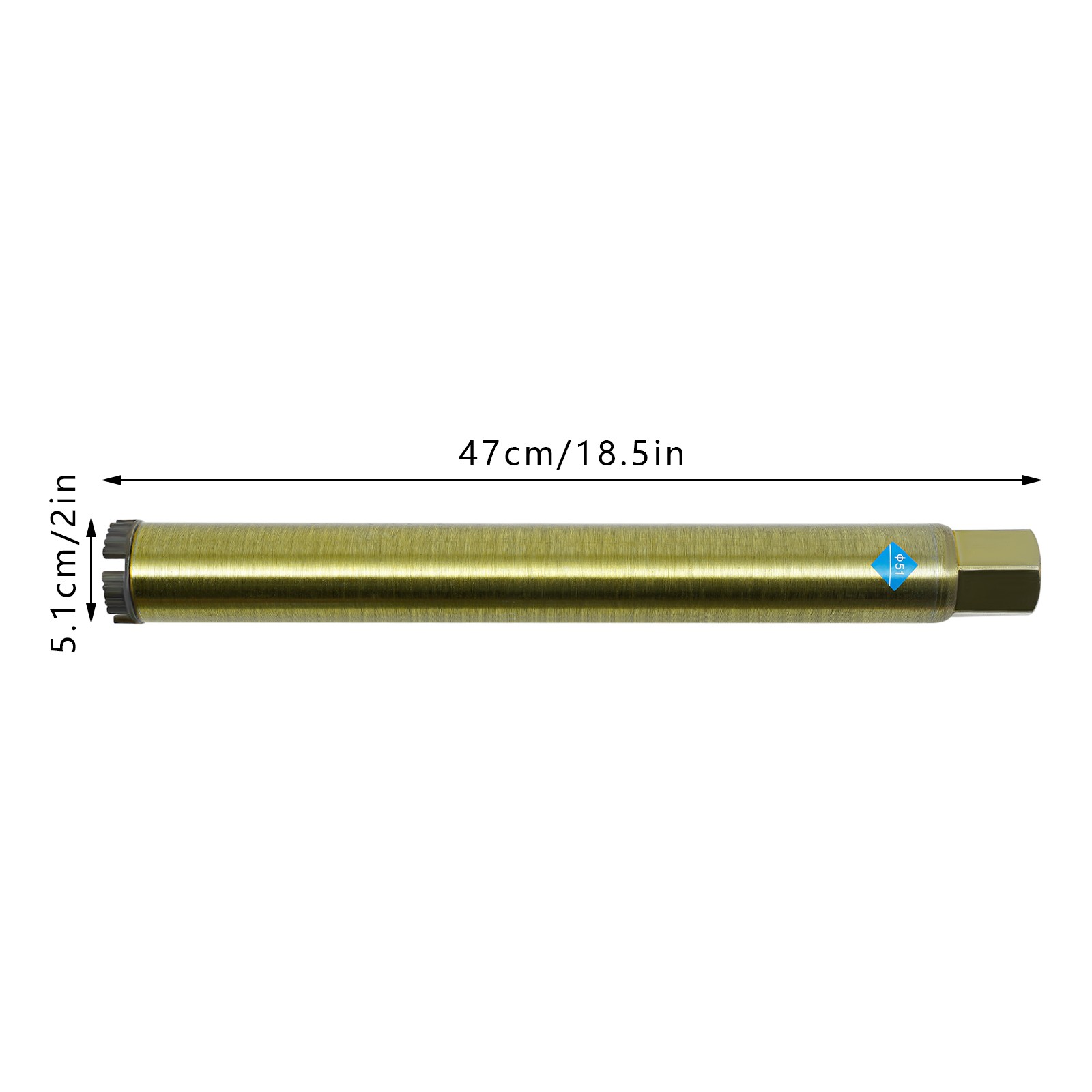 Wet Core Drill Bit 51*470mm/2*18.5in Core Bits for Concrete Diamond Core Drill