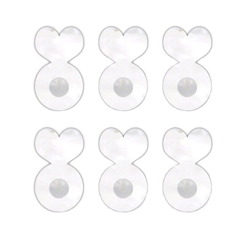 Set of 6 Practical Large Earring Backings Convenient Ear Lifters Acrylic Stopper